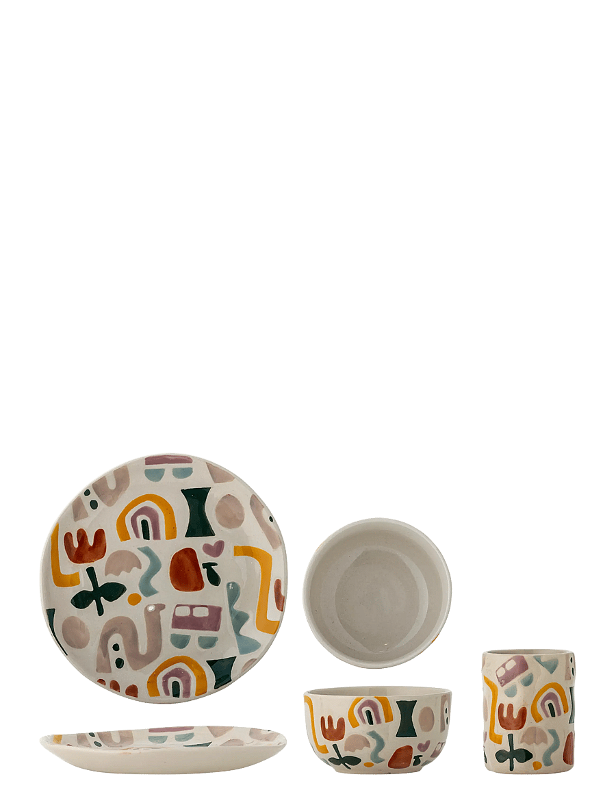 Bloomingville Mini - Filur Tableware Set - essgeschirr - multi-coloured - 1