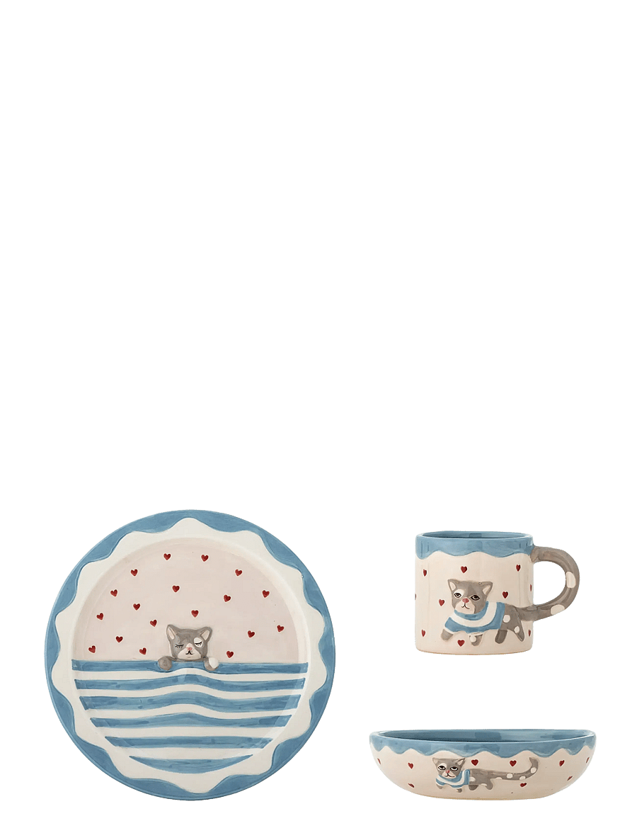 Bloomingville Mini - Mille Tableware Set - essgeschirr - multi-coloured - 1