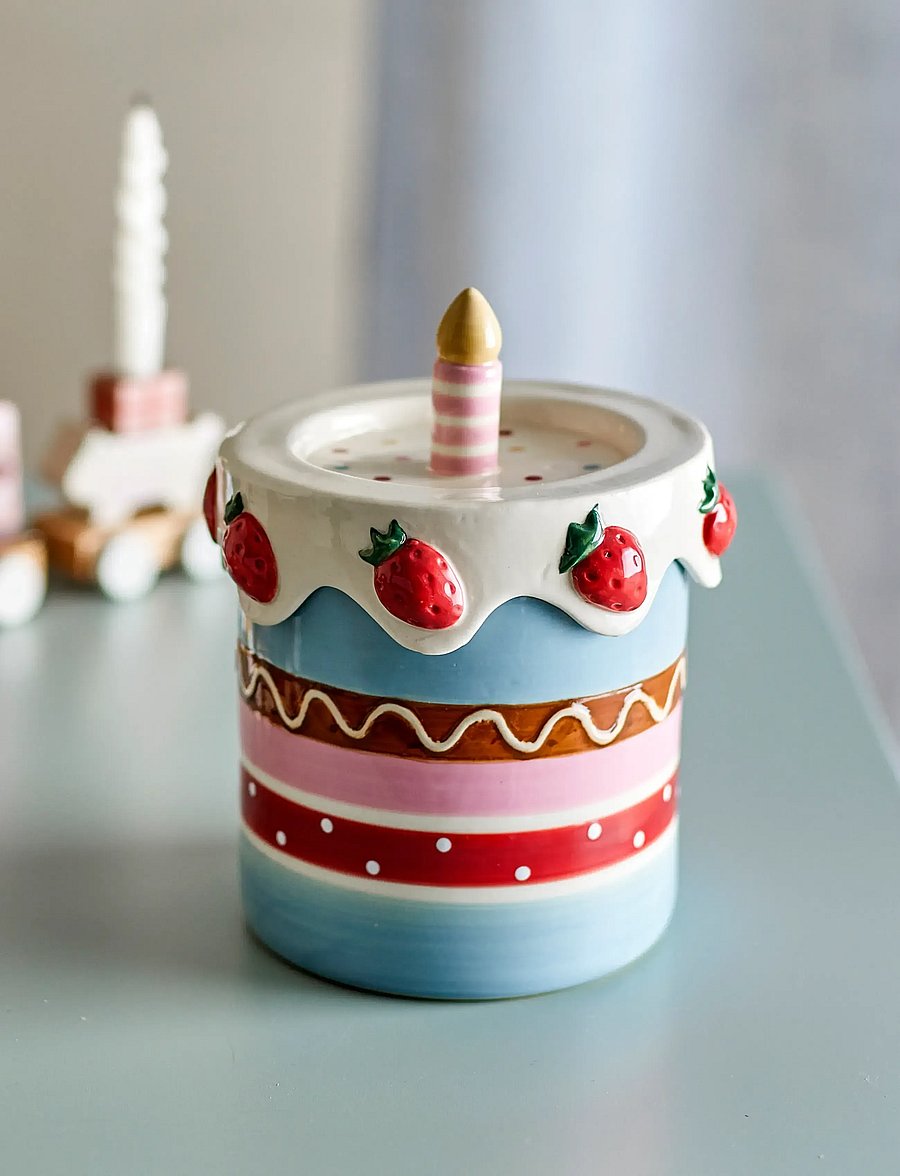 Bloomingville Mini - Milkya Jar w/Lid - multi-coloured - 3