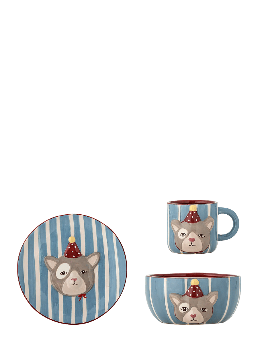 Bloomingville Mini - Party Tableware Set - essgeschirr - multi-coloured - 1