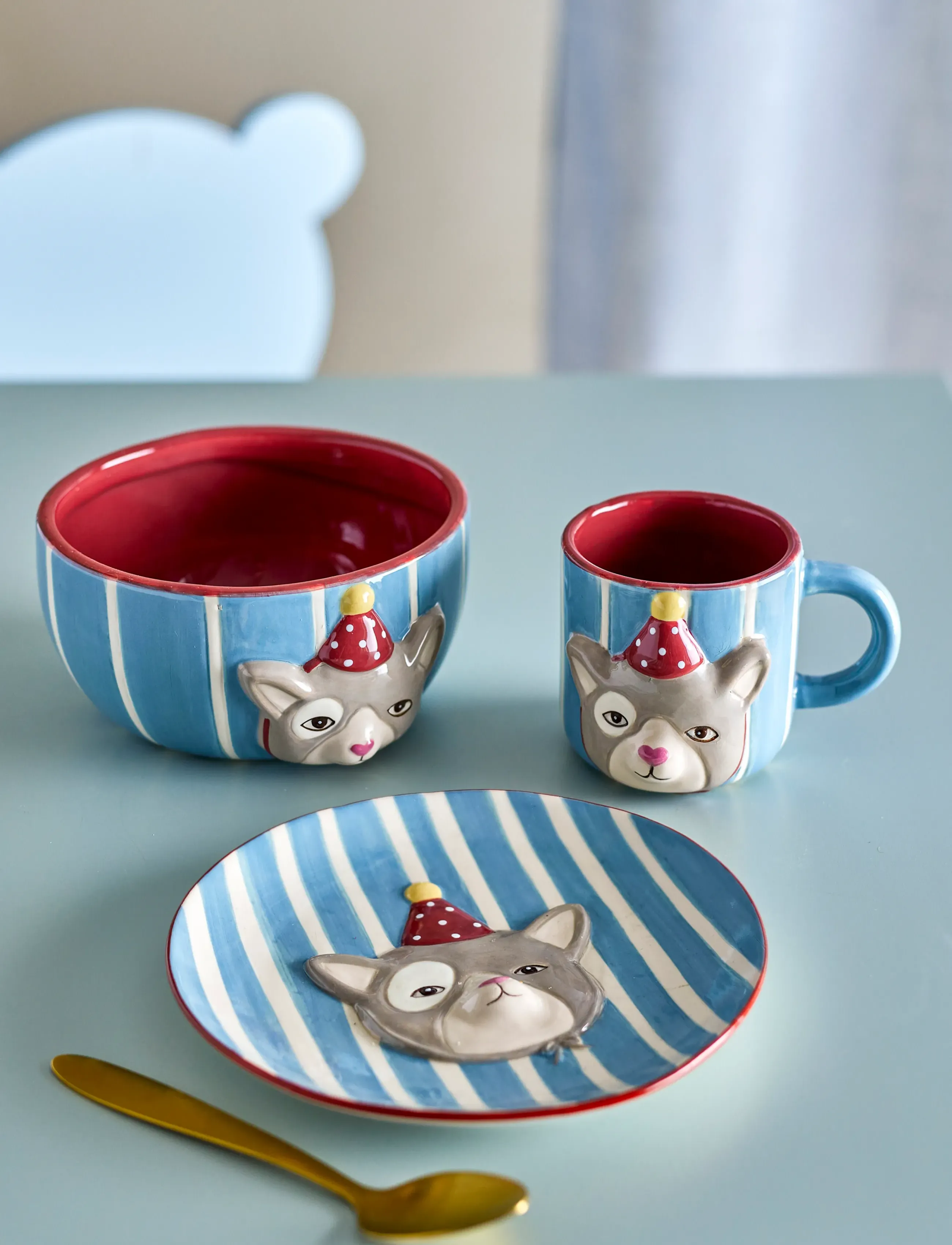 Bloomingville Mini - Party Tableware Set - serveringssæt - multi-coloured - 0