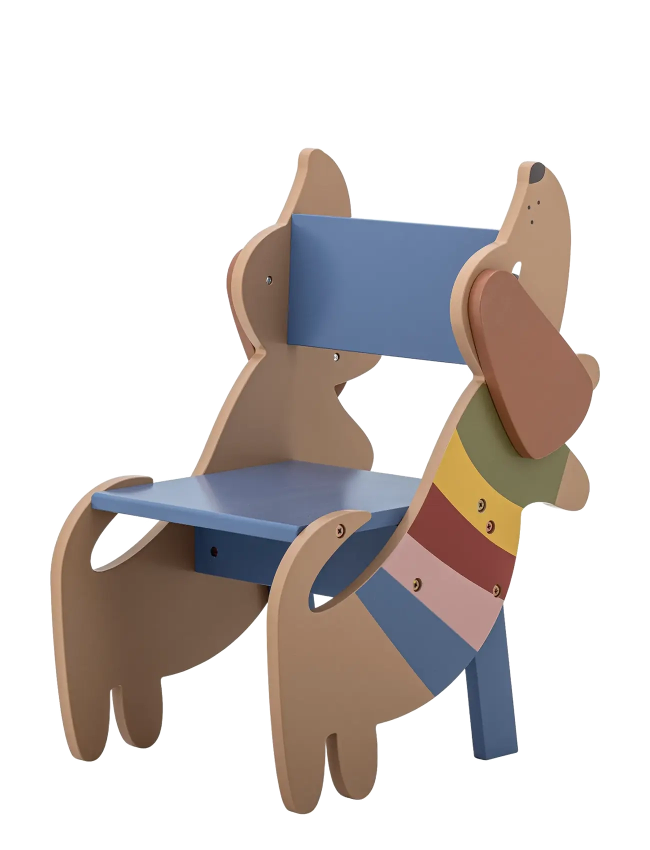 Bloomingville Mini Charlie Chair - Møbler - MULTI-COLOURED / blue