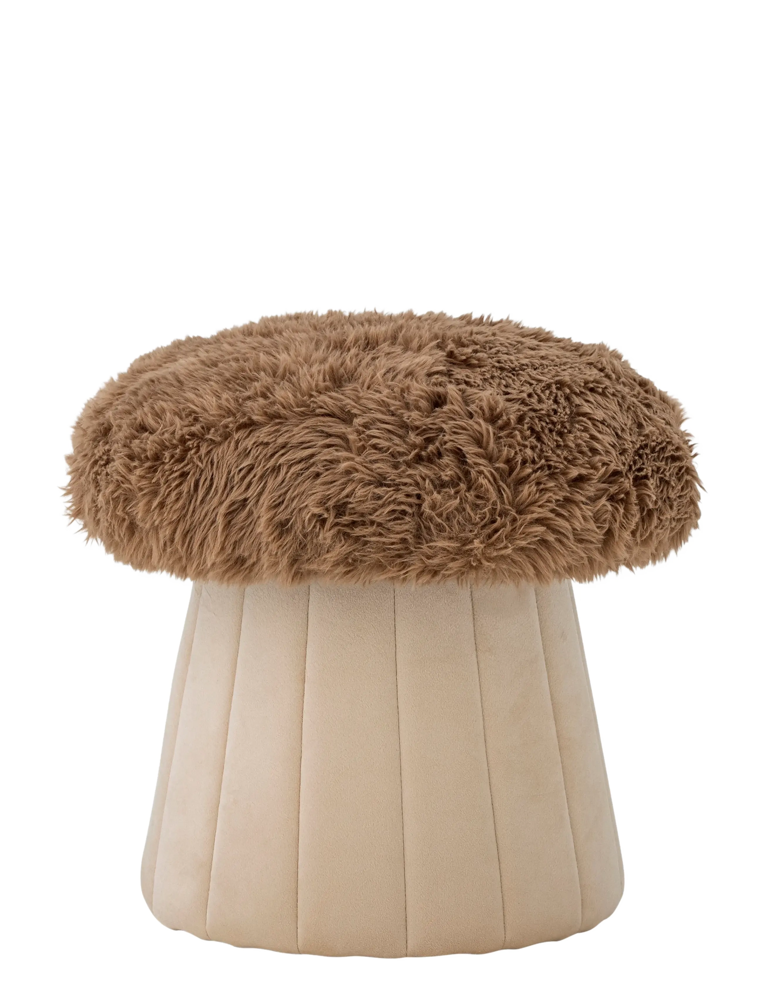 Bloomingville Mini Bertil Pouf - Brown - Ø37XH35CM