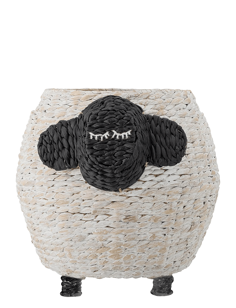 Bloomingville Mini - Dolly Basket - aufbewahrungskörbe - white - 1