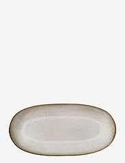 Bloomingville - Sandrine Serving Plate - tarjoiluastiat & -lautaset - grey - 0