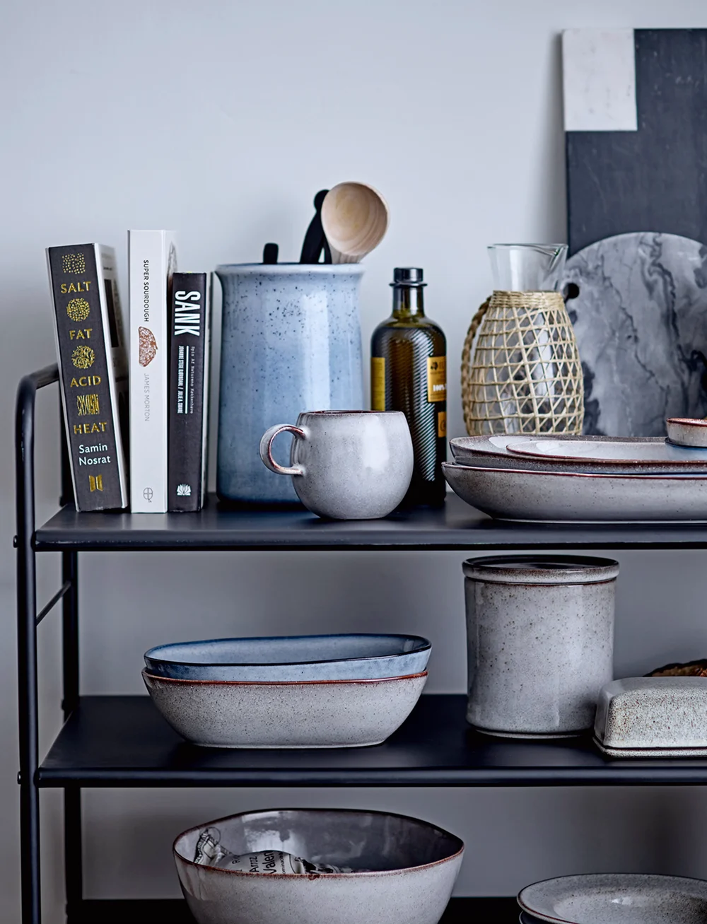 Bloomingville - Sandrine Mug - nach preis einkaufen - grey - 3