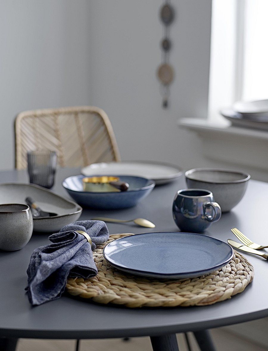 Bloomingville - Sandrine Bowl - supitaldrikud - blue - 0