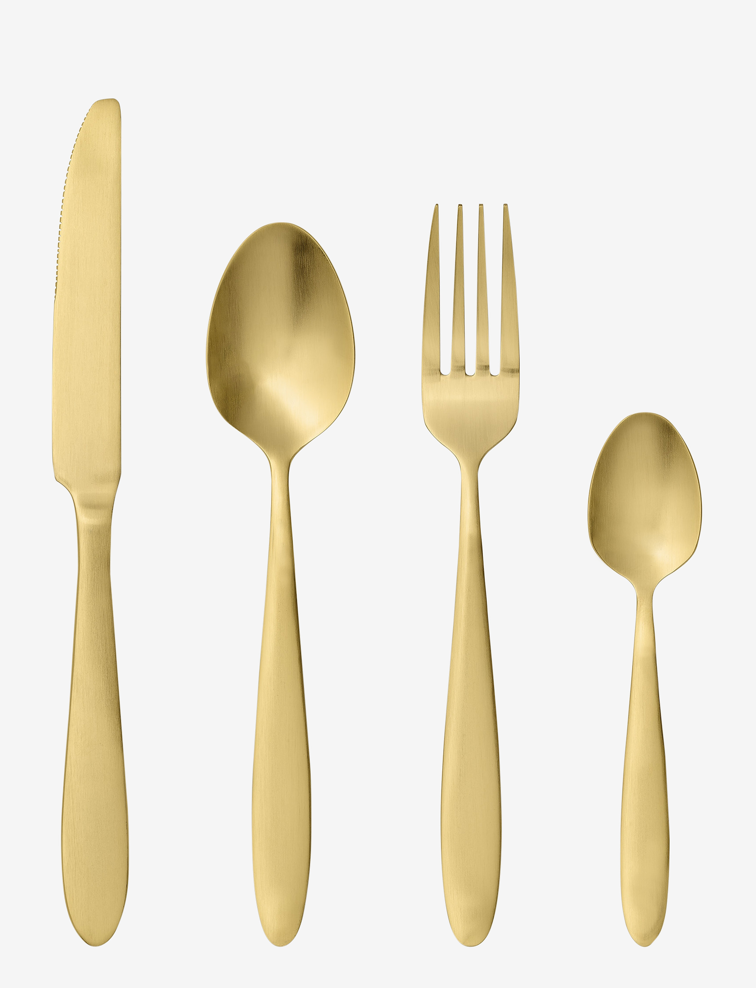 BLOOMINGVILLE Bestik, Guld, Rustfri Stål Gold - One Size - Unisex