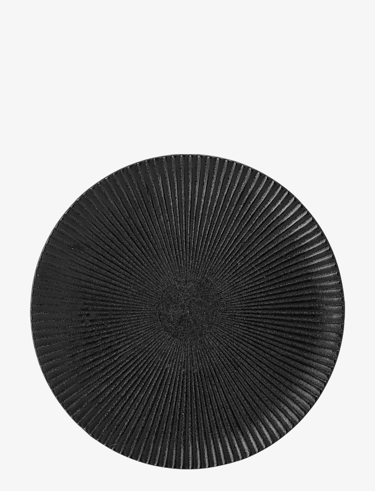 Bloomingville Neri Neri Plate - Taldrikud - BLACK / black