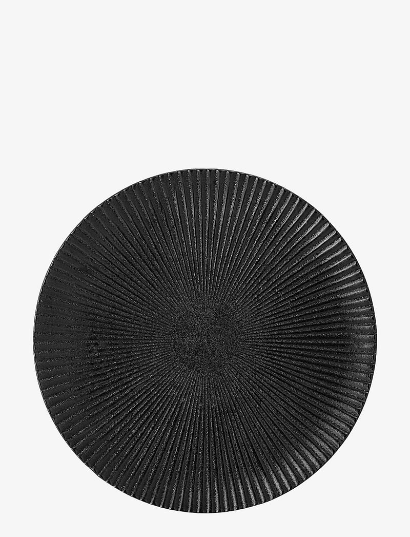 Bloomingville - Neri Plate - die niedrigsten preise - black - 0