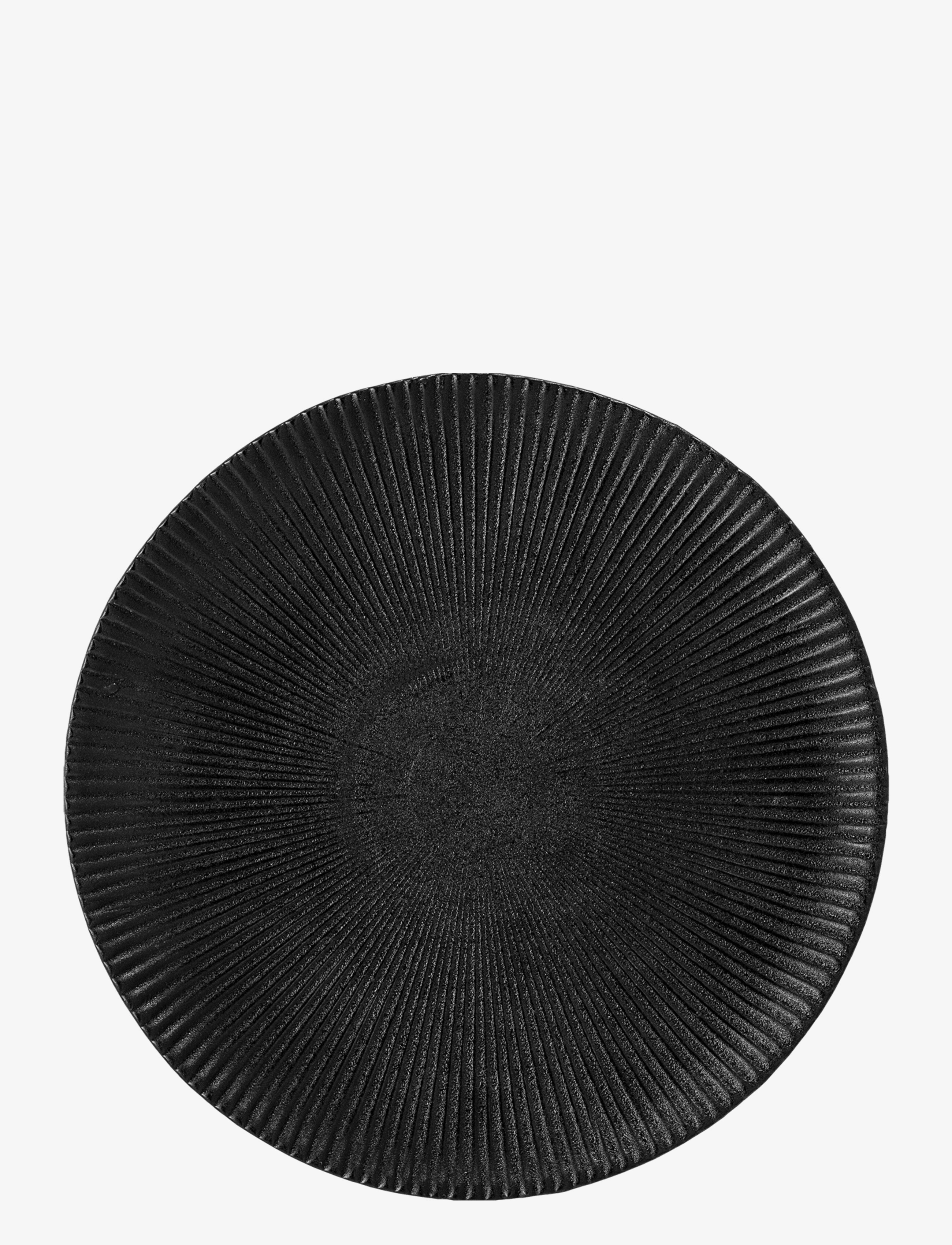 BLOOMINGVILLE Neri Tallerken, Sort, Stentøj Schwarz - Ø 23 CM - Unisex