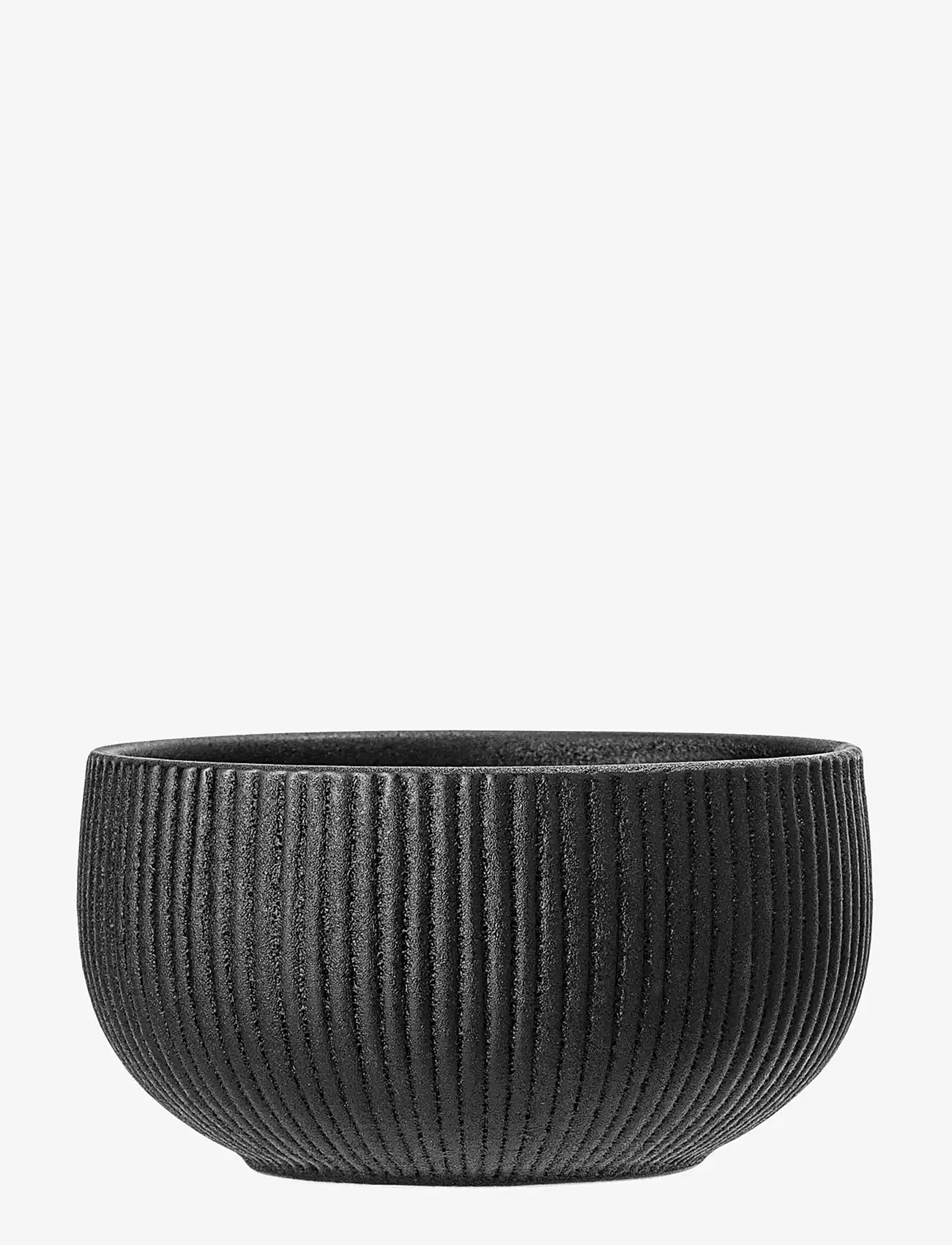 Bloomingville - Neri Bowl, Black, Stoneware - serveerimisnõud - black - 0