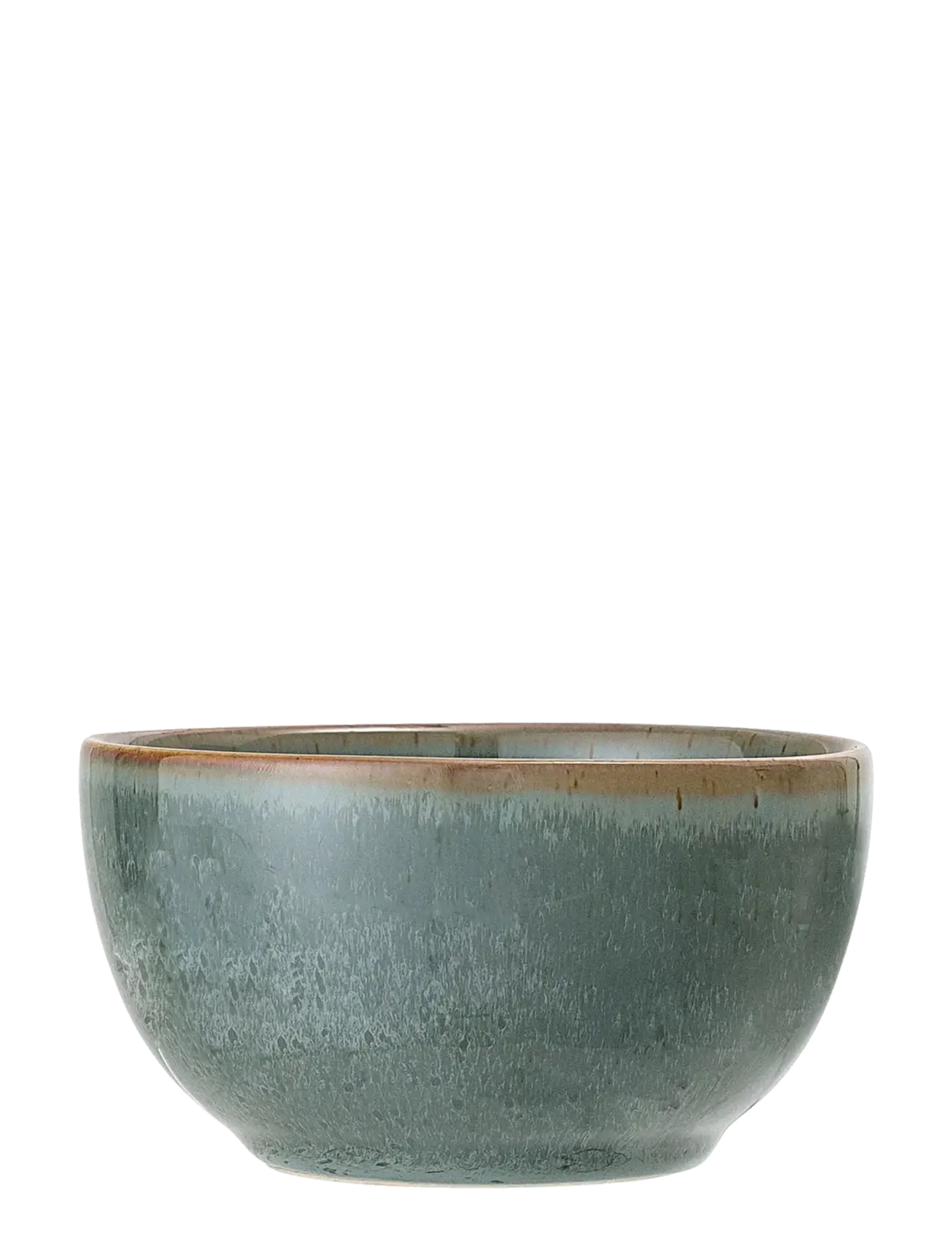 Bloomingville Pixie Bowl, Green, Stoneware, Serving Skål, Grøn, Str: Ø 11 CM