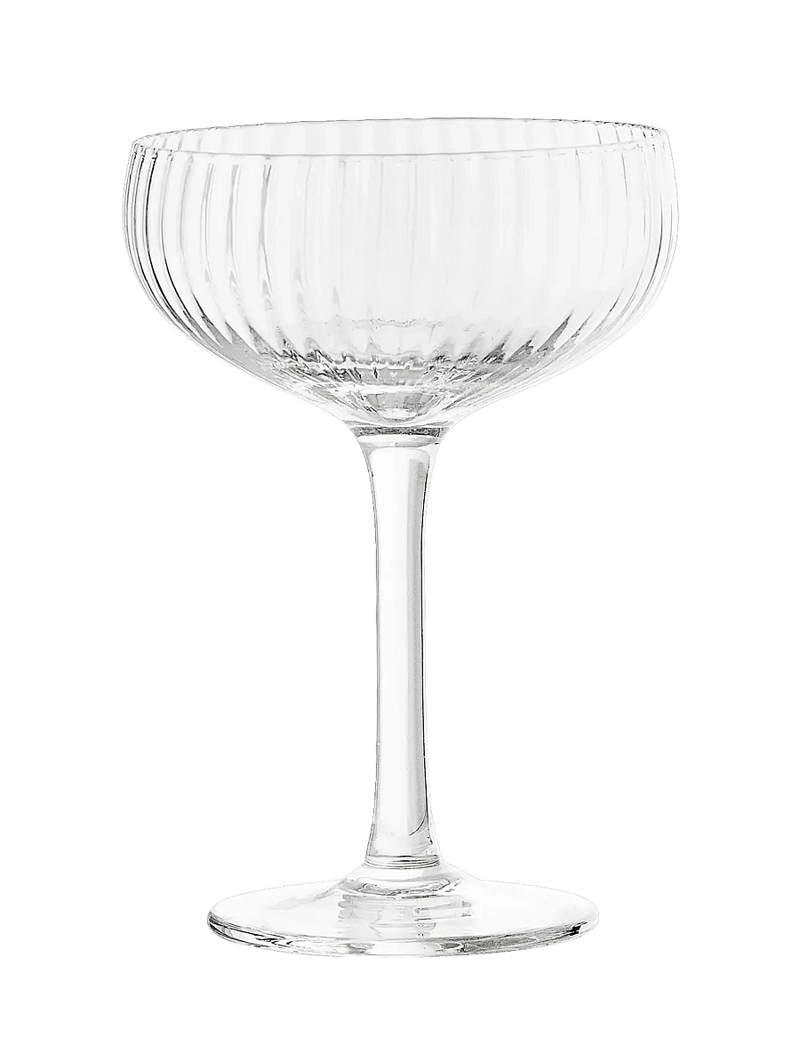 Bloomingville - Astrid Champagne Glass - sektgläser - clear - 1