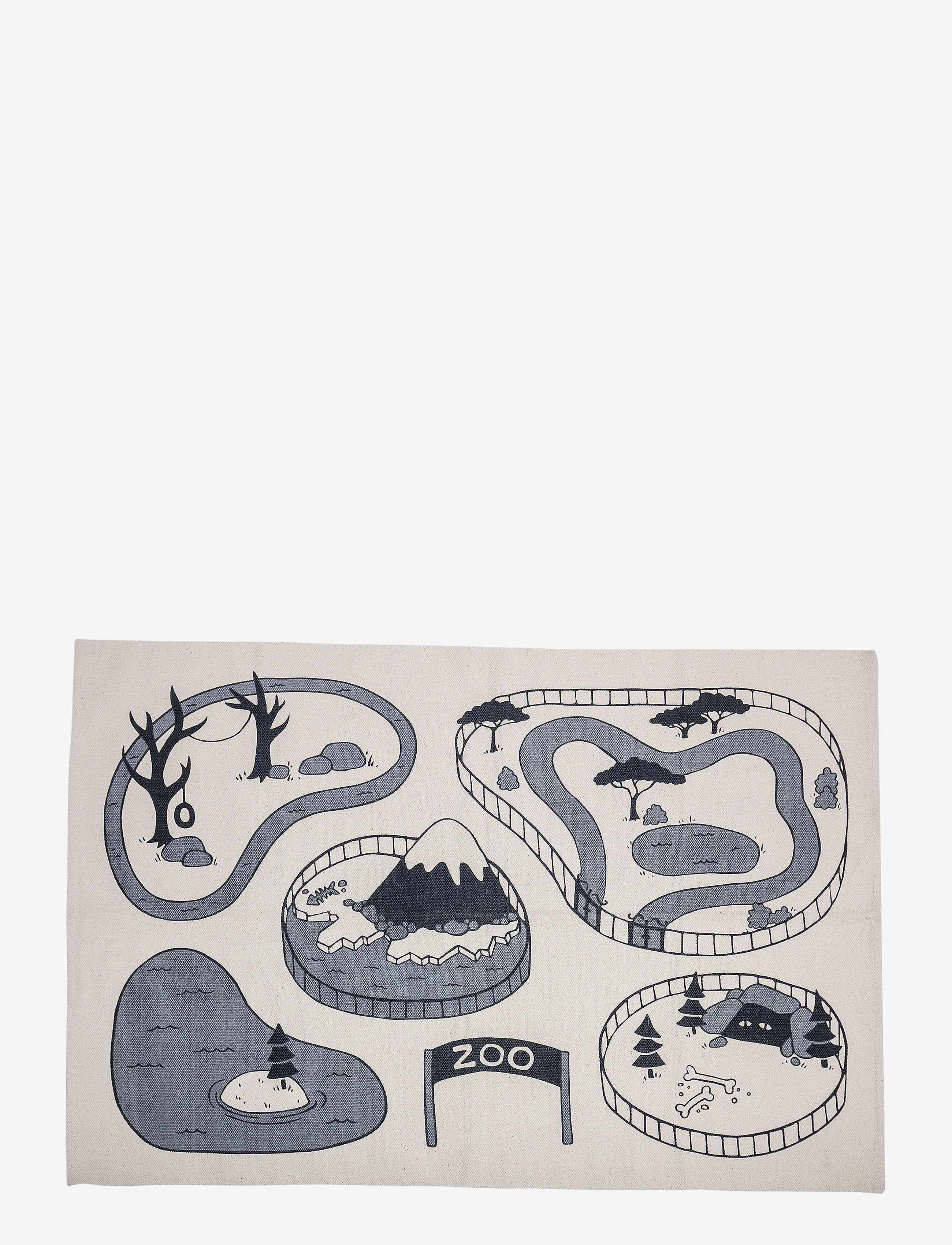 Bloomingville Toby Rug - Kids home - GREY / grey