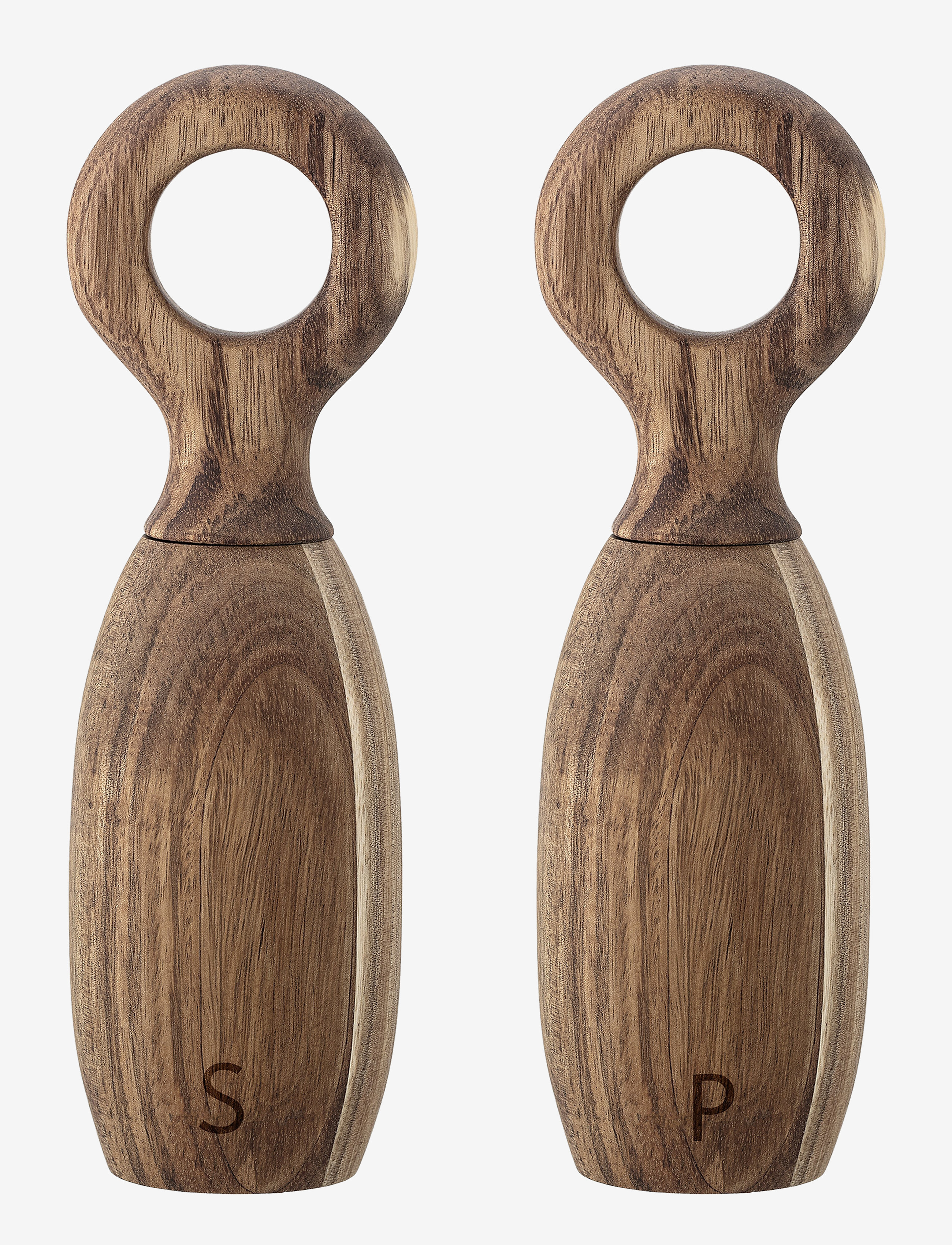 BLOOMINGVILLE Salt Og Peberkværn, Brun, Akacie Braun - 21 CM - Unisex