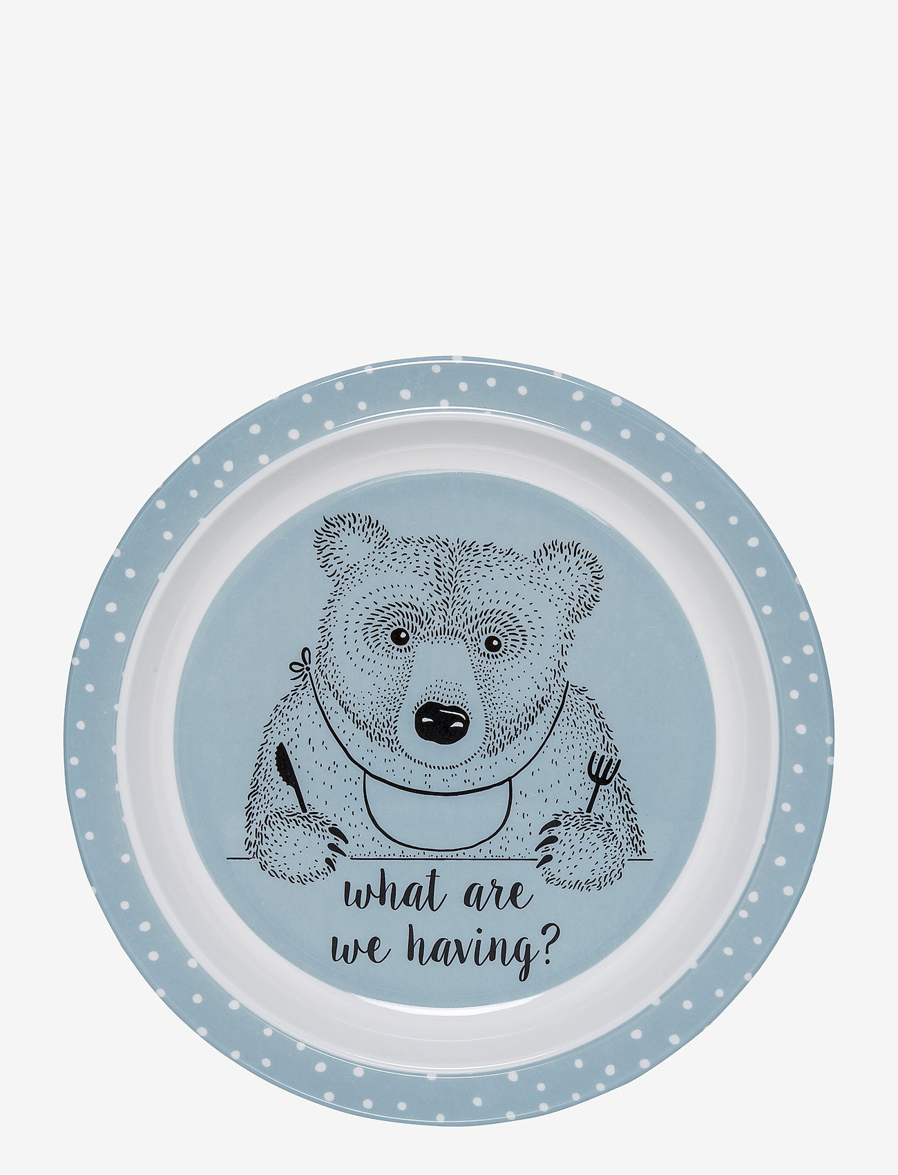 Bloomingville - Toby Plate - blue - 0