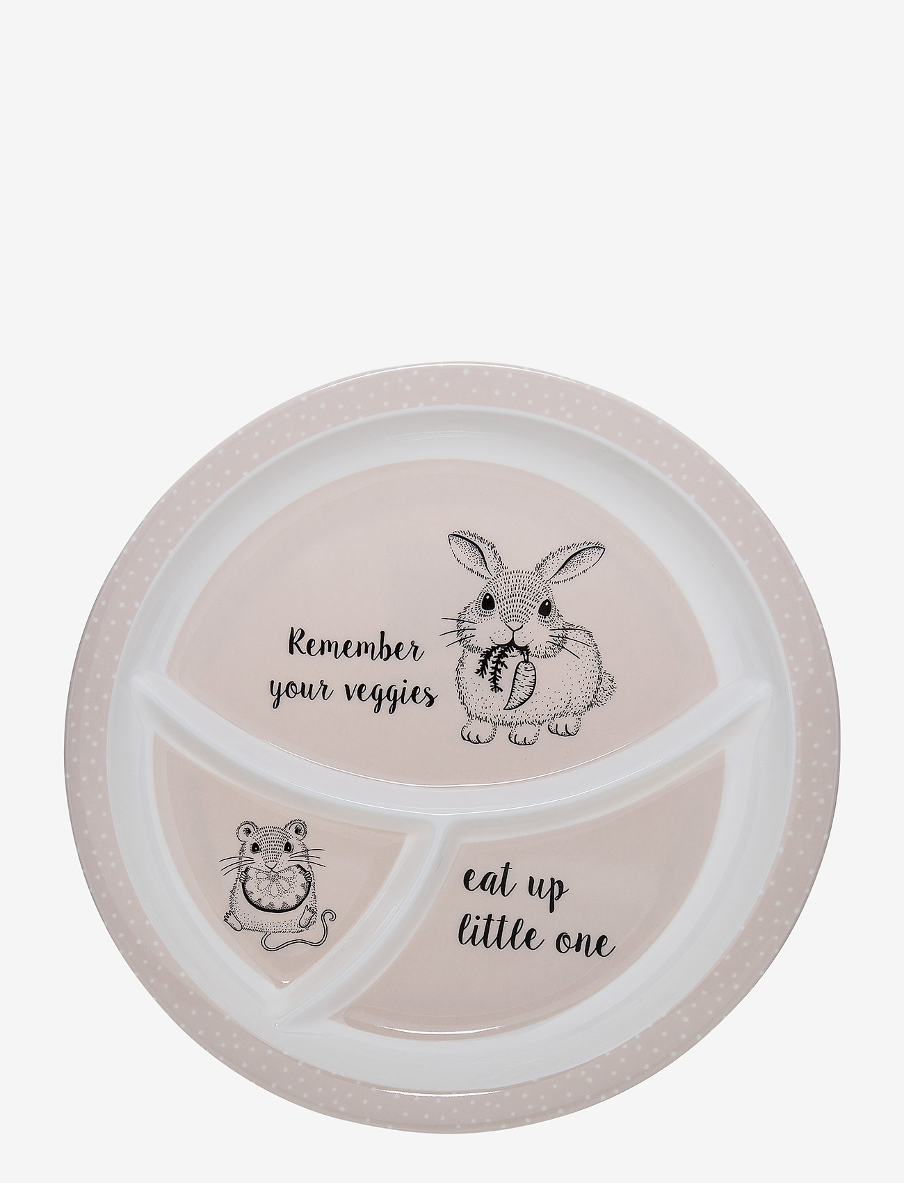 Bloomingville - Nelly Tallerken, Rosa, Melamin - rose - 0