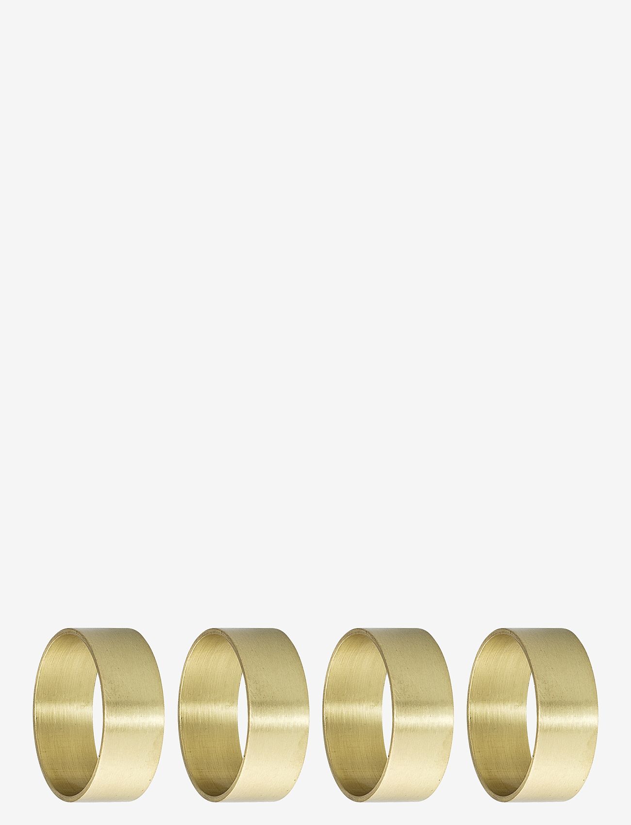 Bloomingville - Laurie Napkin Ring 4-pack - gold - 0
