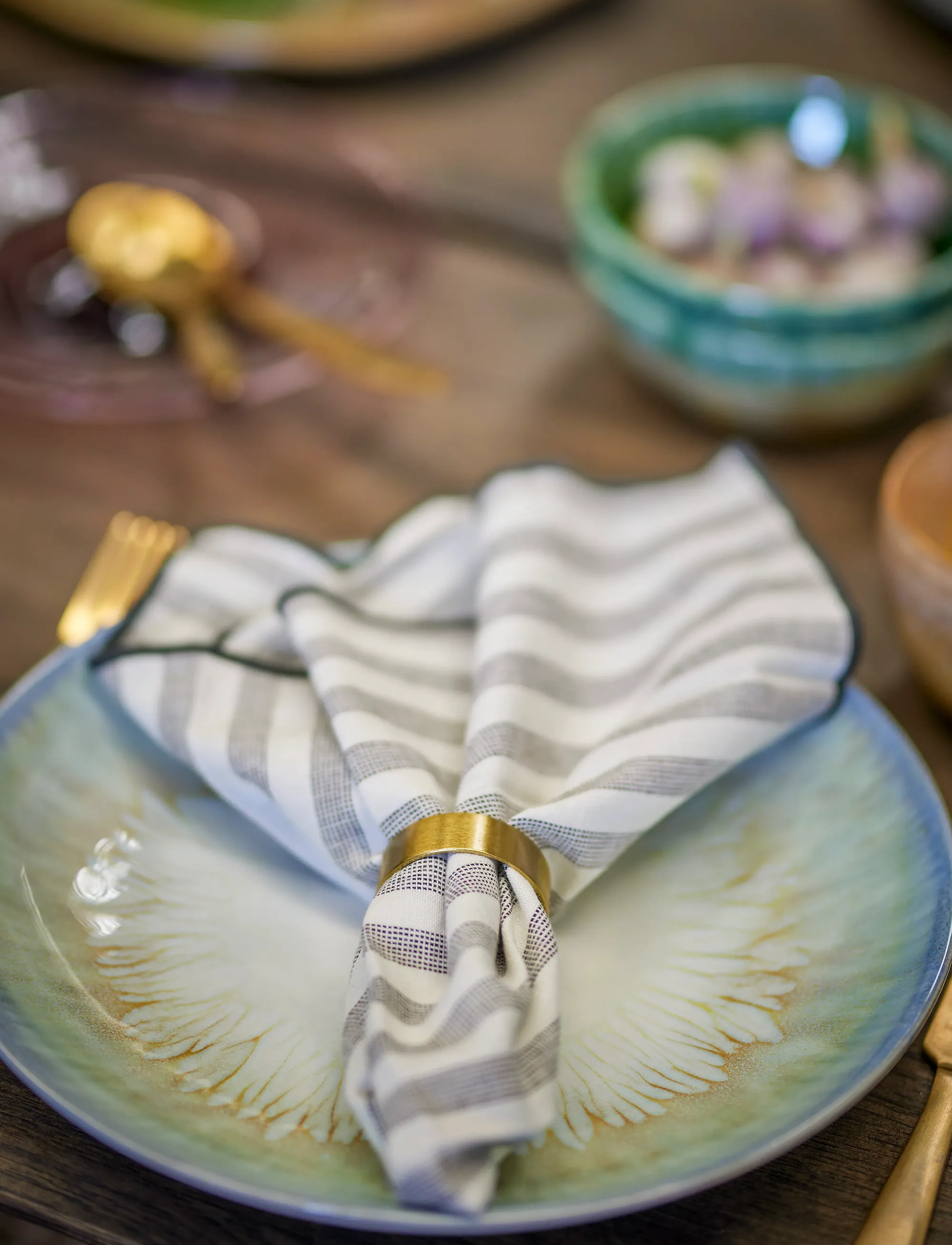 Bloomingville Servietring, Guld, Messing, One Size, Dining & Table Accessories, Gold - Napkin Rings Holders, Homeware