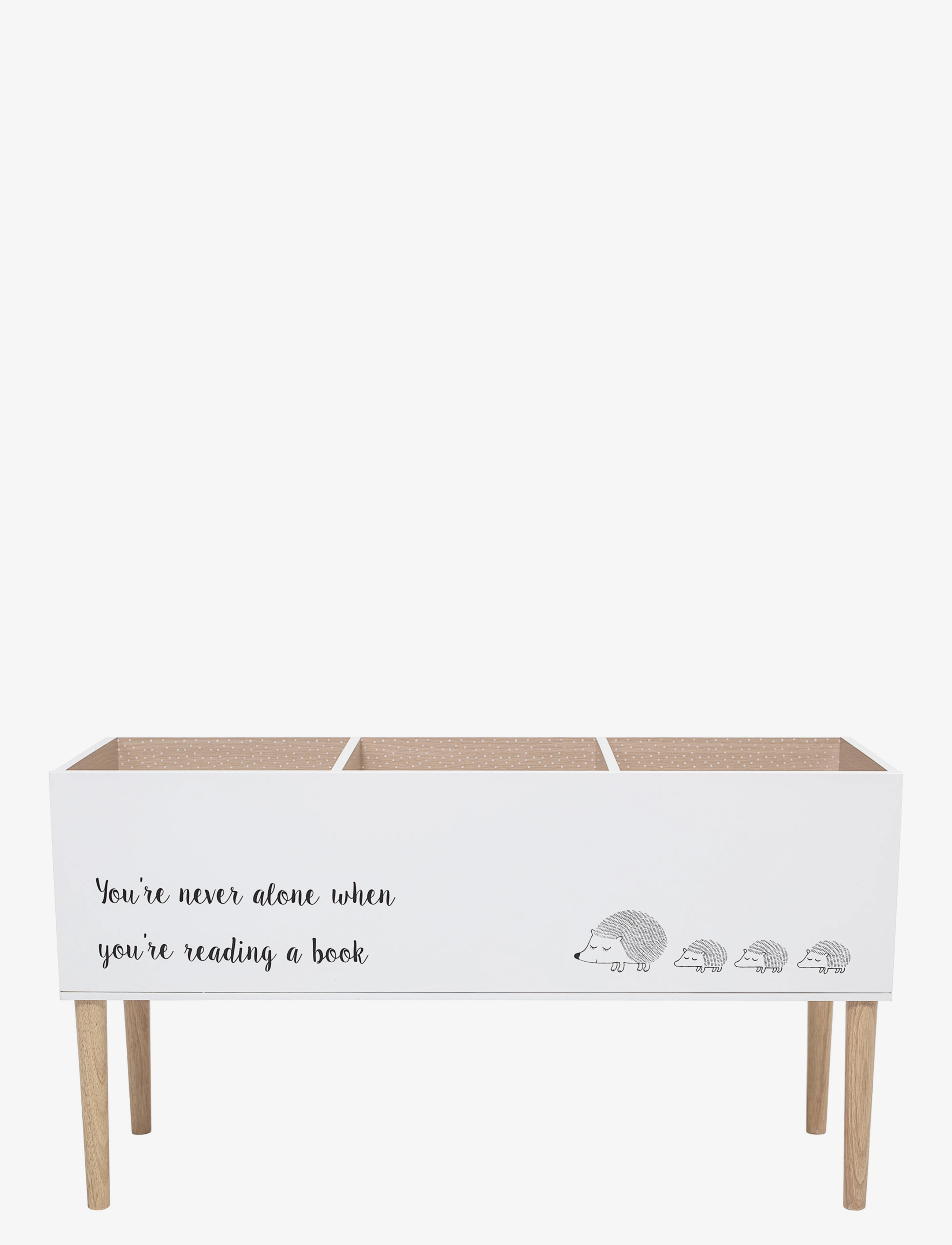 BLOOMINGVILLE Salam Book Stand Weiß - 90X30X50CM - Kinder