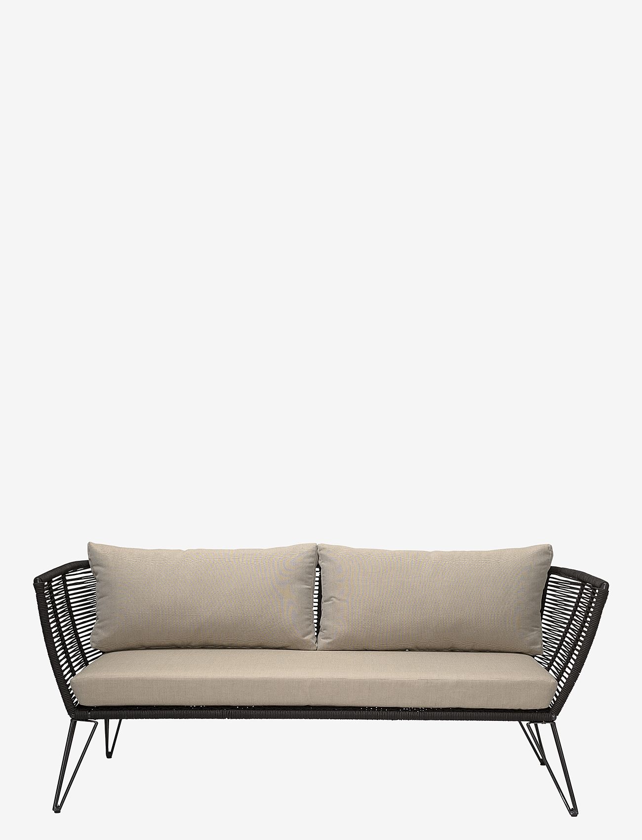 Bloomingville - Mundo Sofa, Sort, Metal - møbler - black - 1