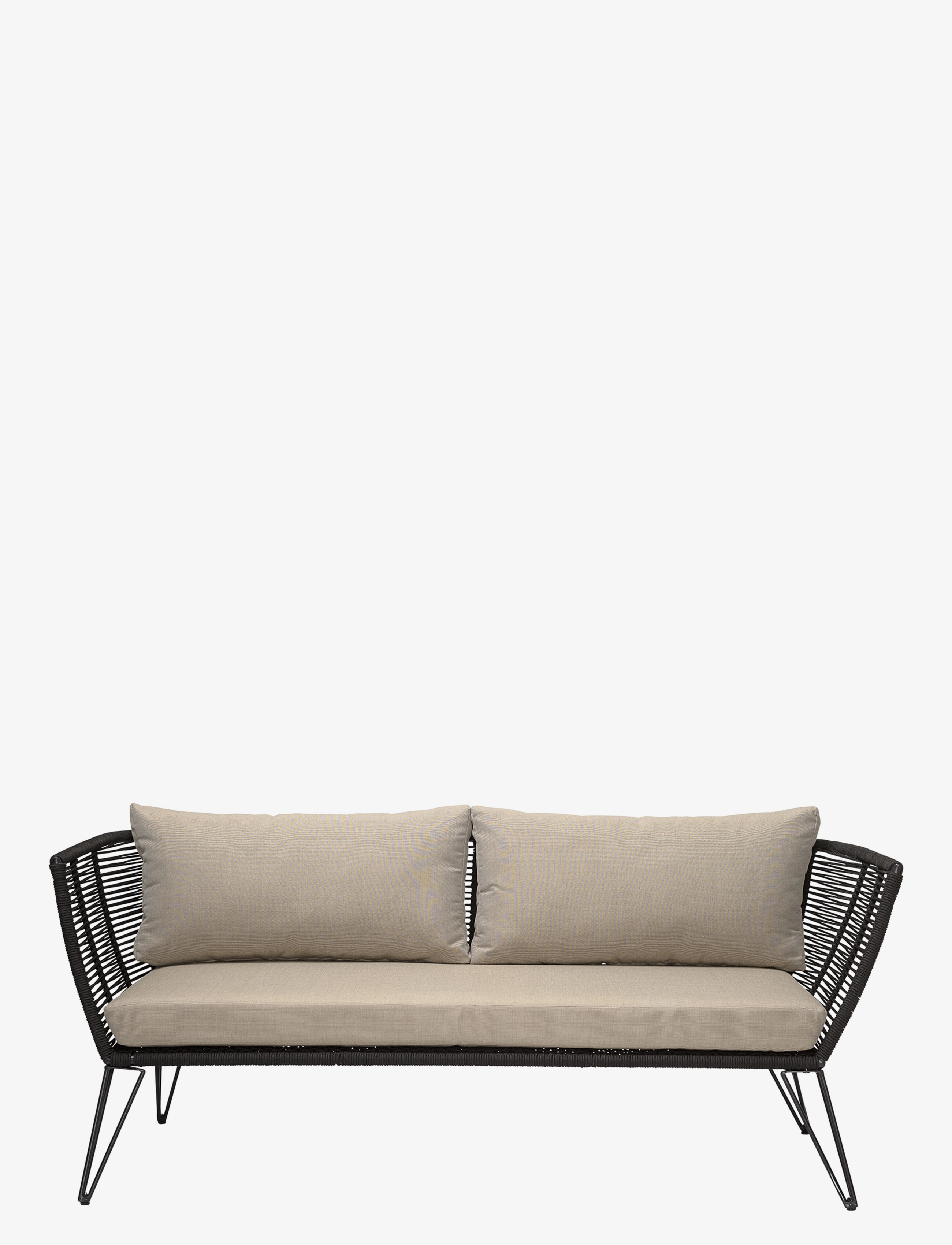Bloomingville Mundo Sofa, Sort, Metal - Møbler - BLACK / black
