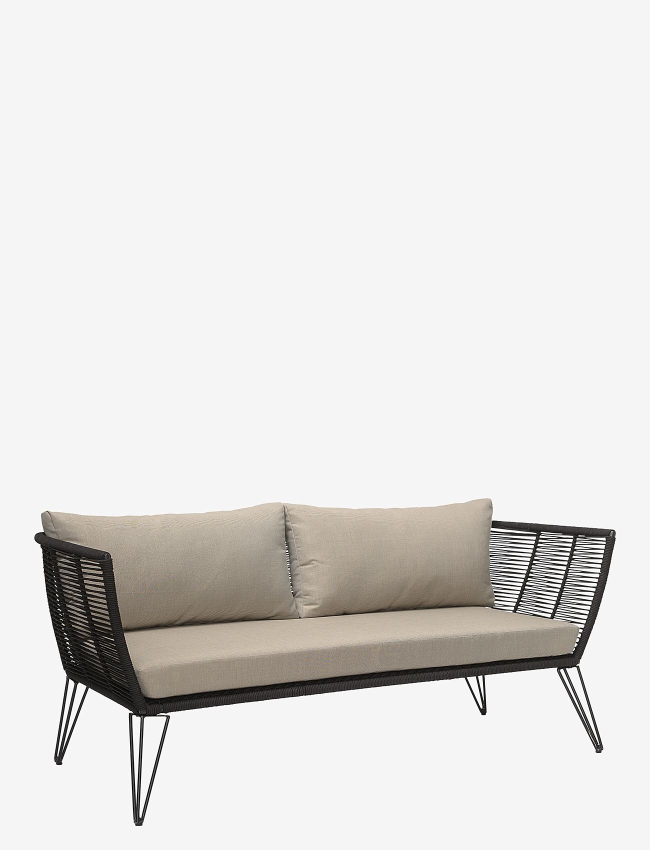 Bloomingville - Mundo Sofa, Sort, Metal - møbler - black - 3