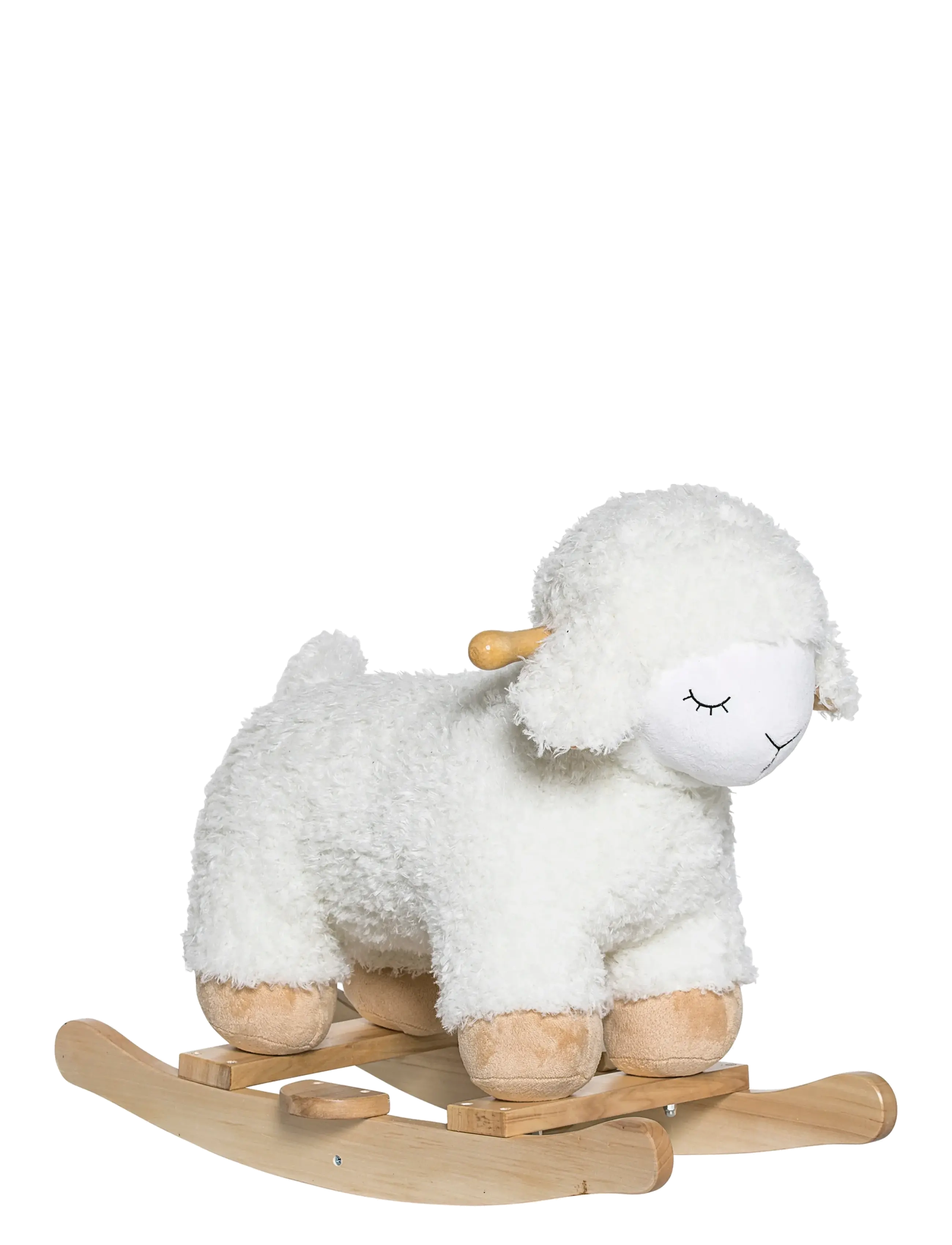 BLOOMINGVILLE Laasrith Rocking Toy, Sheep Weiß - 65X34X48CM - Kinder