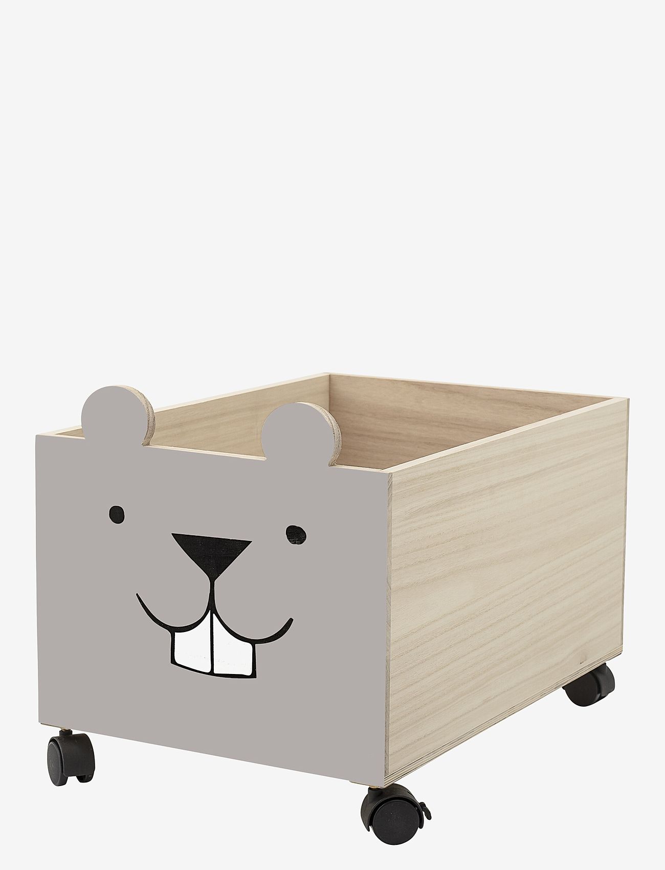 Bloomingville - Elene Storage  Box w/Wheels - hoiukastid - brown - 1