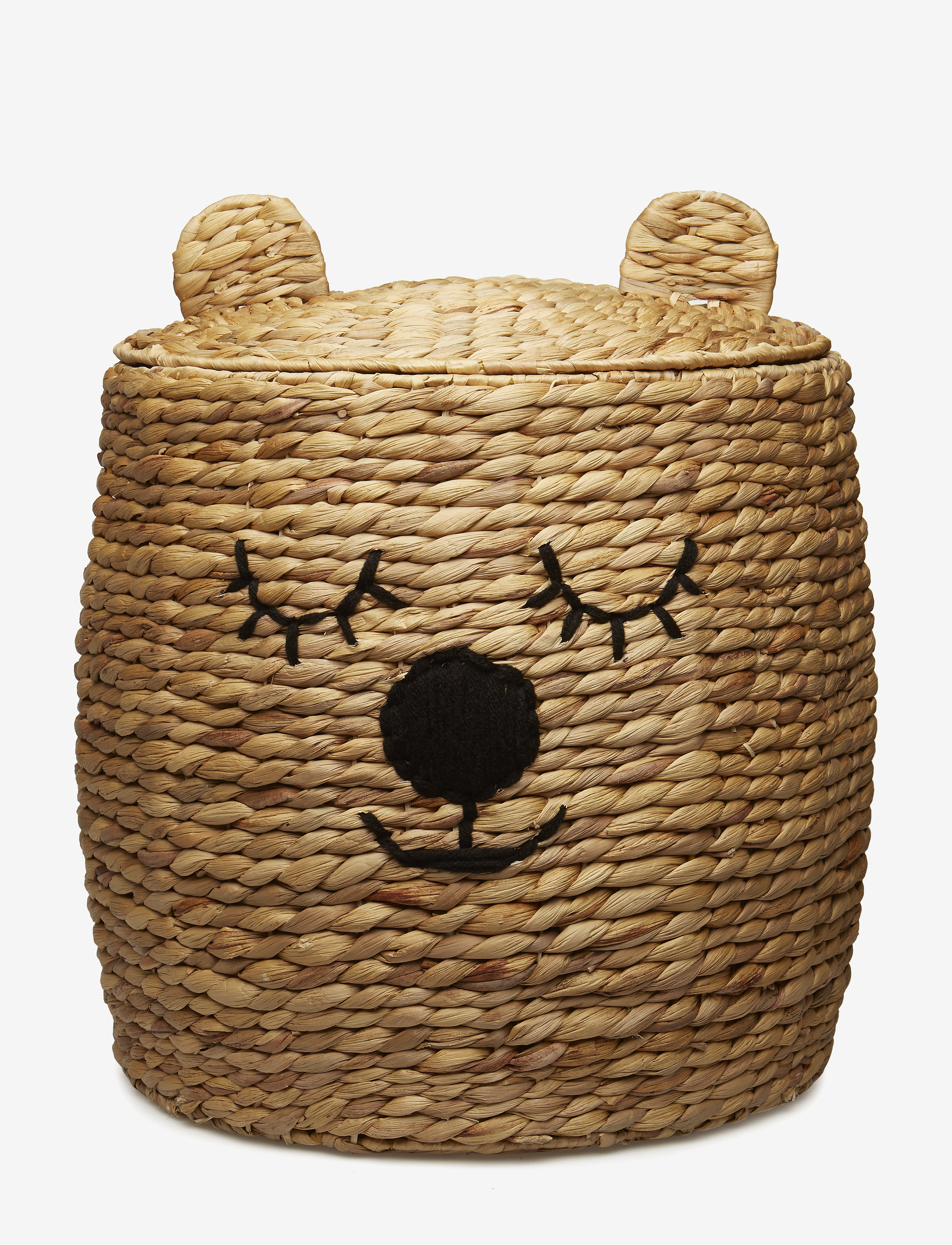 Bloomingville Basket w/Lid - Aksessuaarid - NATURE / beige