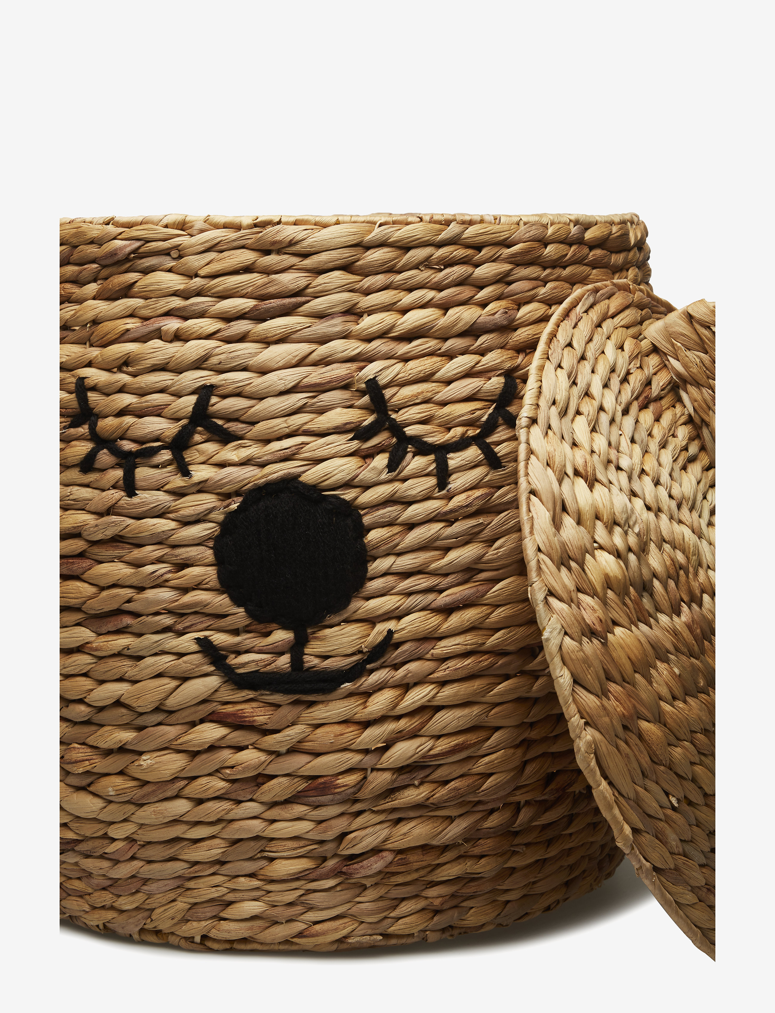 Bloomingville - Basket w/Lid - nature - 3