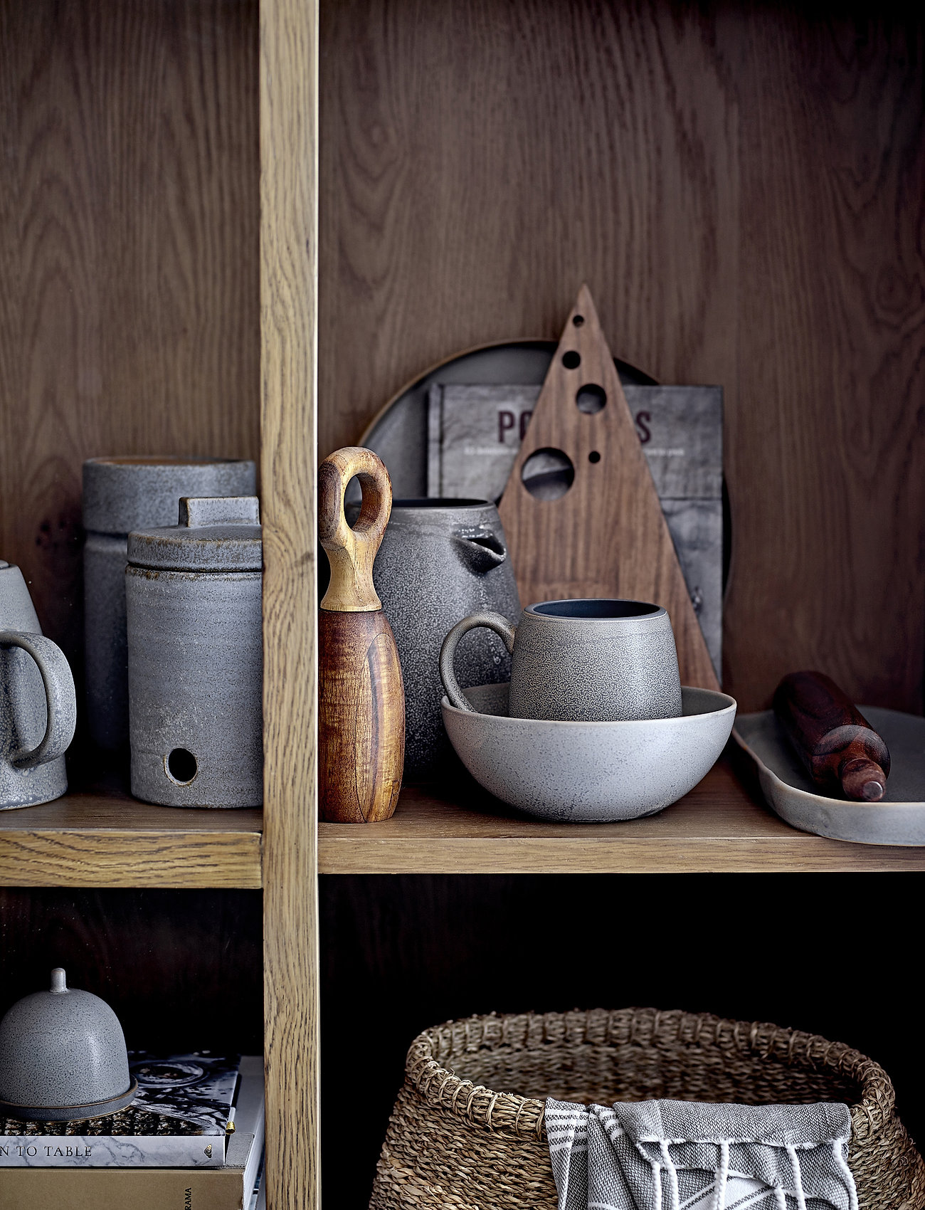 Bloomingville - Kendra Skål, Grå, Stentøj - laveste priser - grey - 3