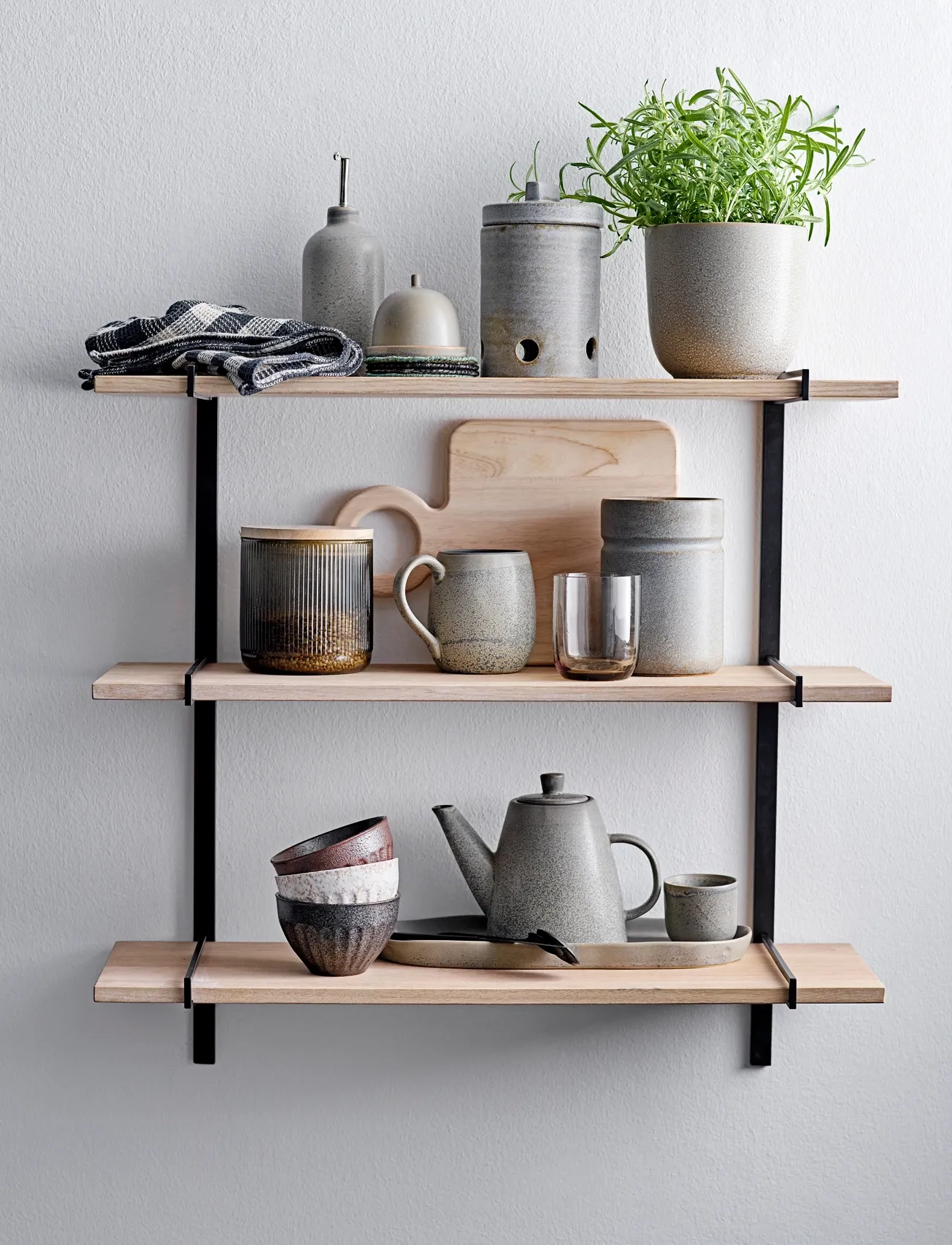 Bloomingville - Kendra Mug - tekoppar - grey - 2