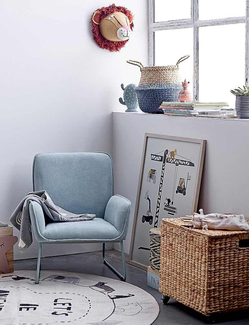 Bloomingville - Leopold Rug, Nature, Cotton - Ümmargused vaibad - multi - 0