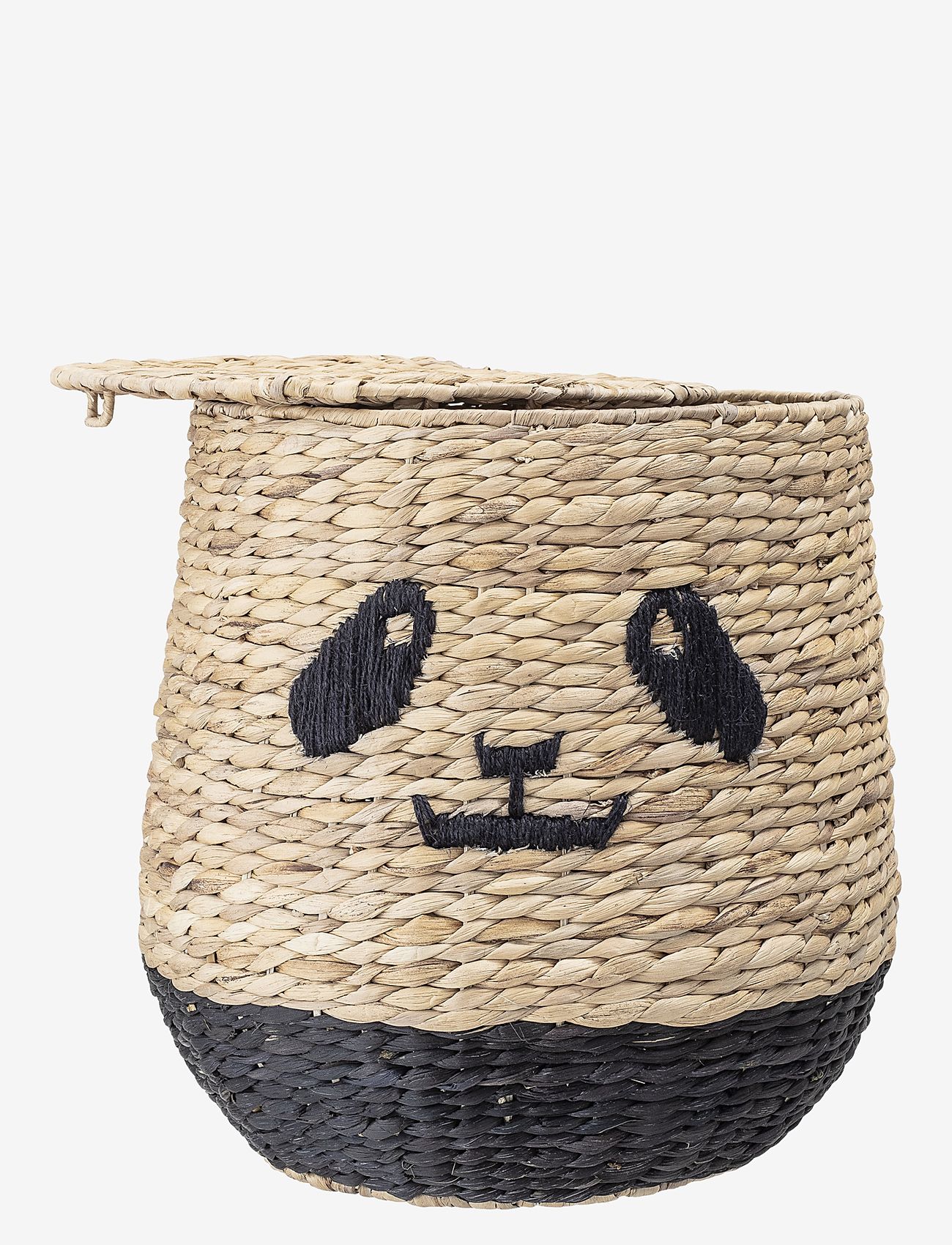 Bloomingville - Youl Basket w/Lid, Nature, Water Hyacinth - storage baskets - nature - 2