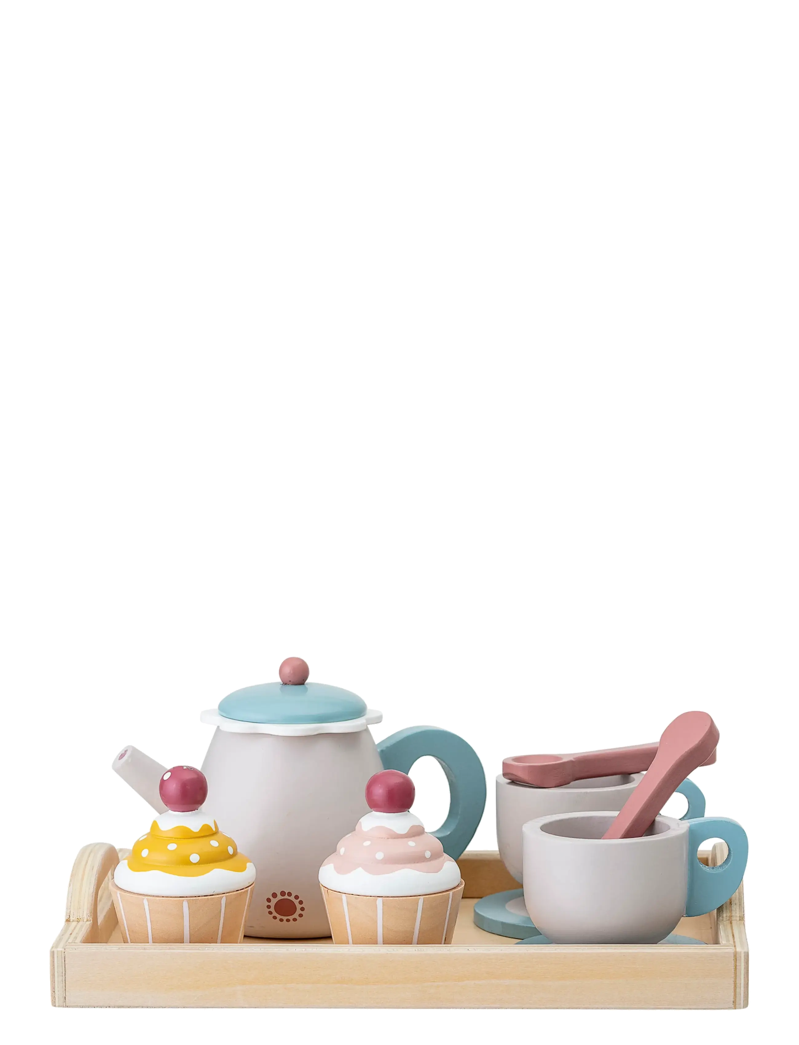 Bloomingville - Gentrim Play Set, Food, Grey, Plywood Set of 8 - sets café & thé - multi - 2