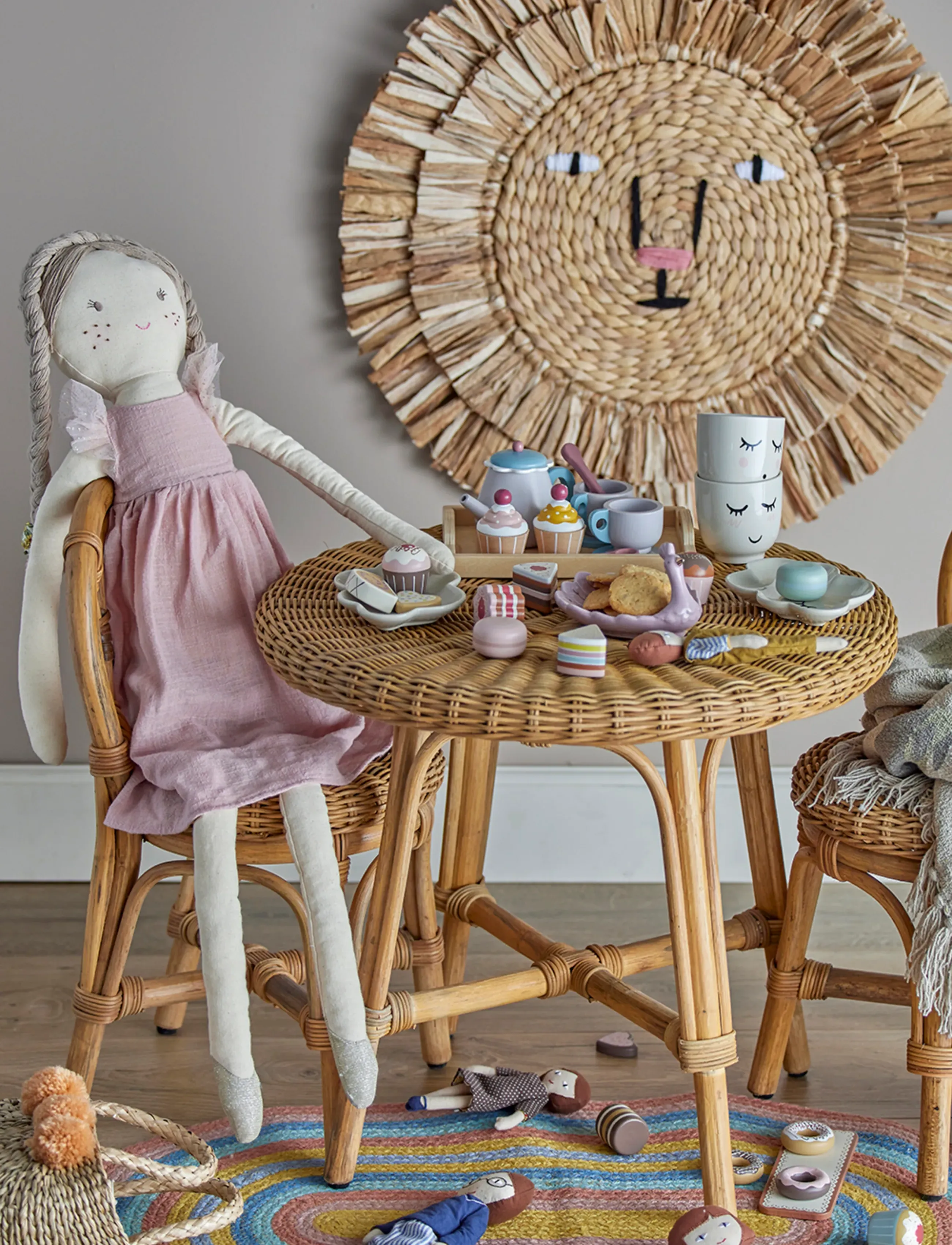 Bloomingville - Gentrim Play Set, Food, Grey, Plywood Set of 8 - sets café & thé - multi - 5