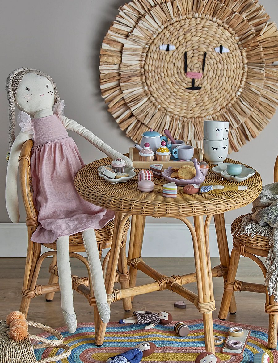 Bloomingville - Gentrim Play Set, Food, Grey, Plywood Set of 8 - kohvi & teekomplektid - multi - 5
