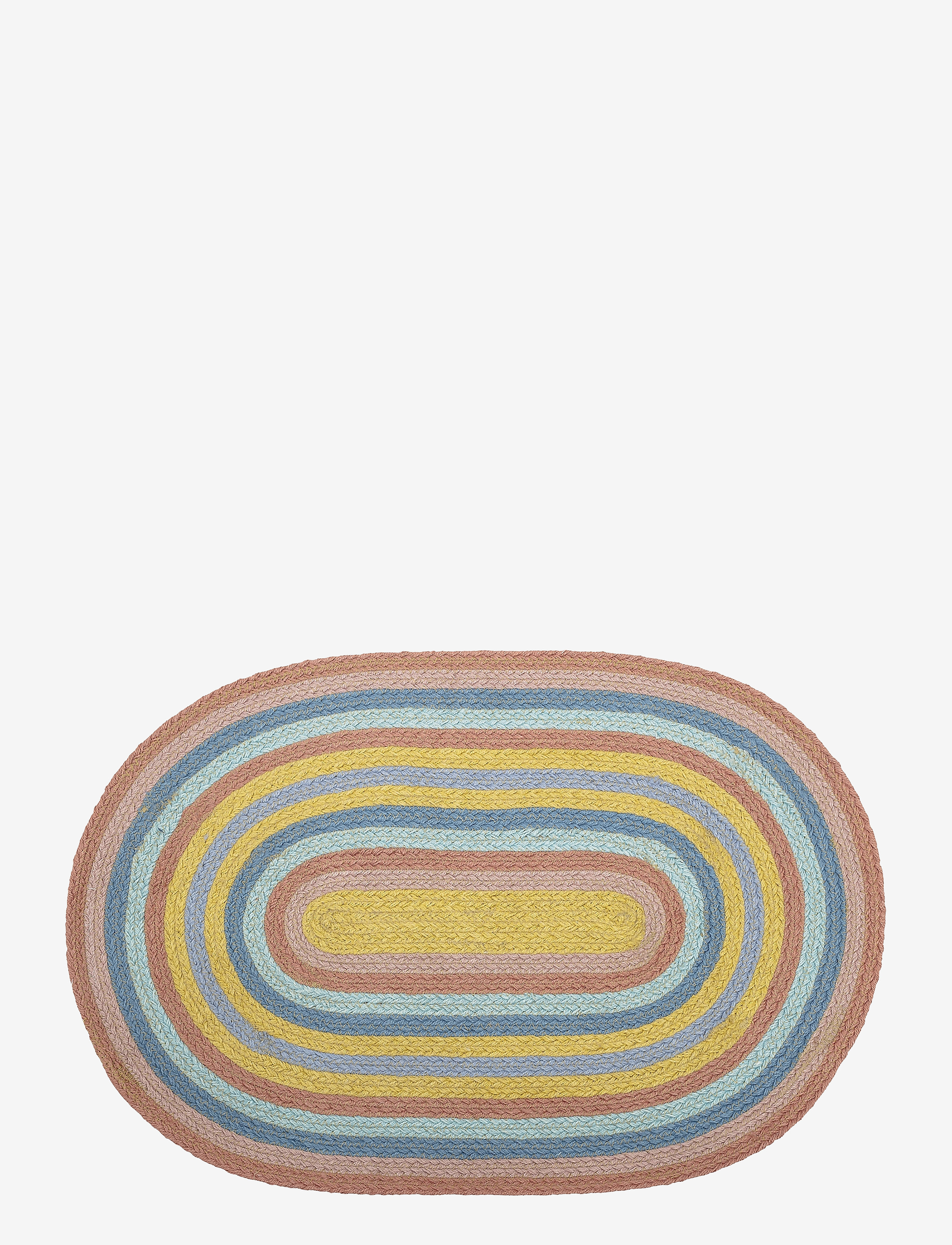 Bloomingville Ralia Rug, Yellow, Jute - Kids home - MULTI / multi