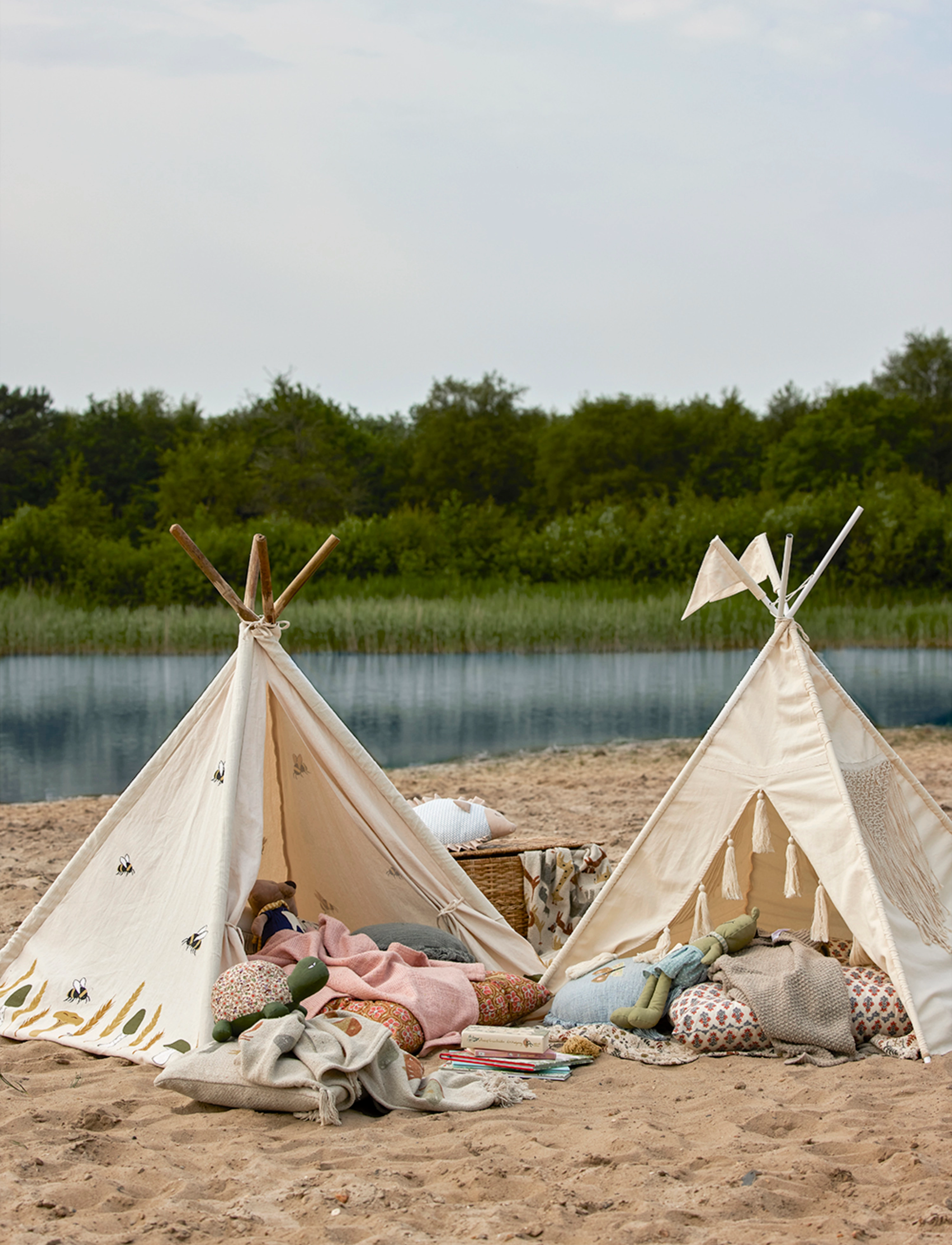 Bloomingville - Fardin Childrenïs Tipi - legetelte - nature - 4