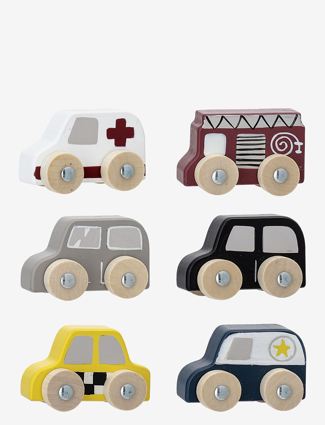 Bloomingville - Avin Legetøjsbil, Multi farvet, MDF - laveste priser - multi - 1