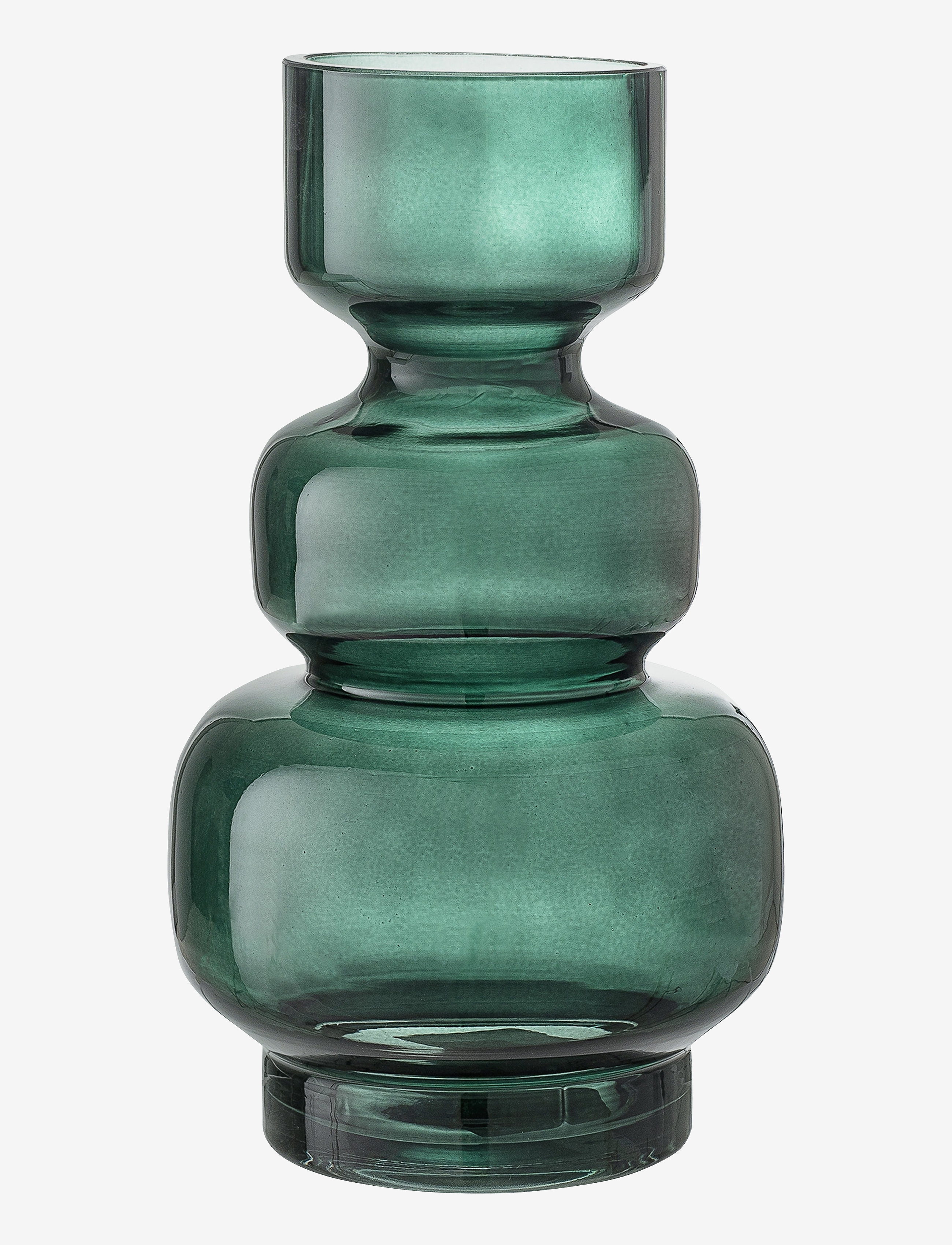 BLOOMINGVILLE Vase, Grøn, Glas Grün - H25CM - Unisex