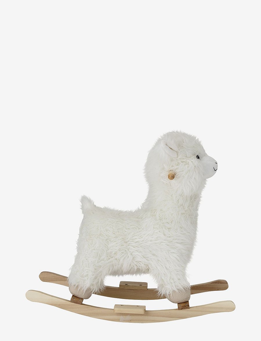 Bloomingville - Kinto Rocking Toy, Lama, White, Polyester - presentidéer - white - 2
