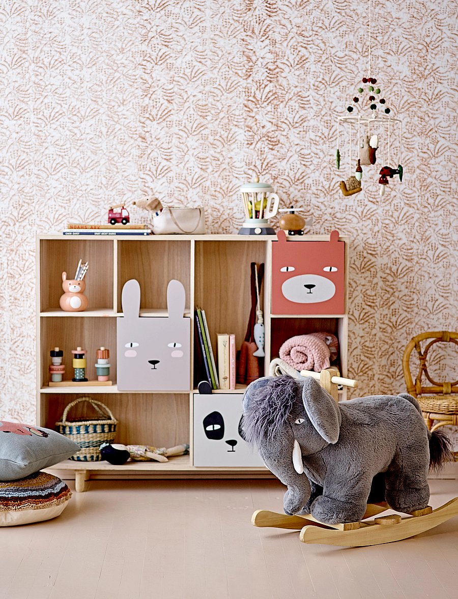 Bloomingville - Calle Bookcase w/Drawers, Paulownia - hyllor - nature - 0