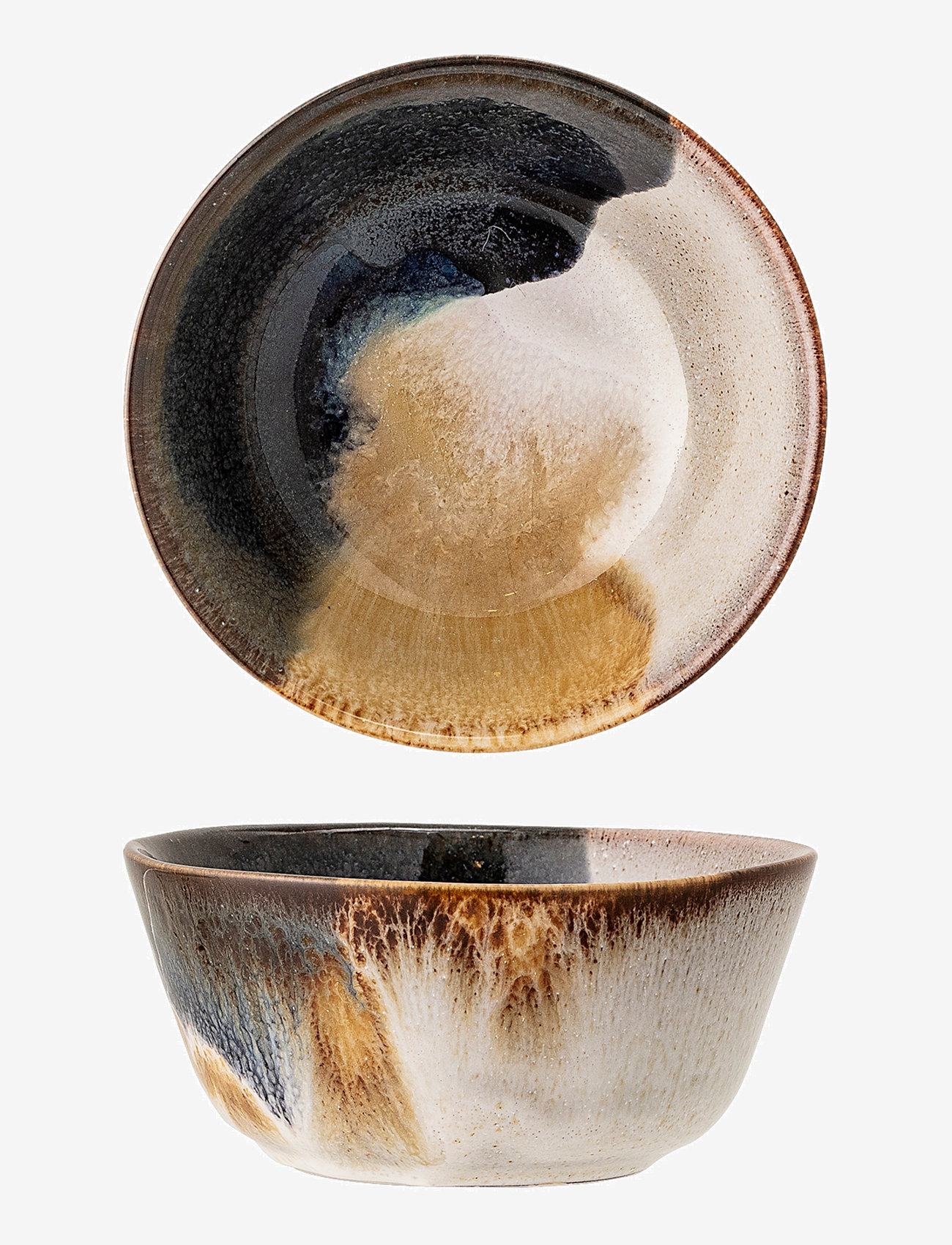 Bloomingville - Jules Skål, Multi farvet, Stentøj - køb efter pris - multi-color - 1