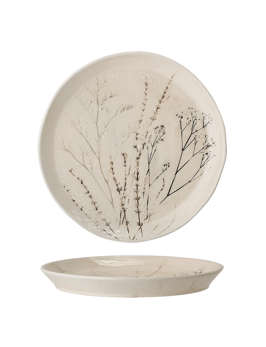 Bloomingville - Bea Plate - die niedrigsten preise - natural - 2