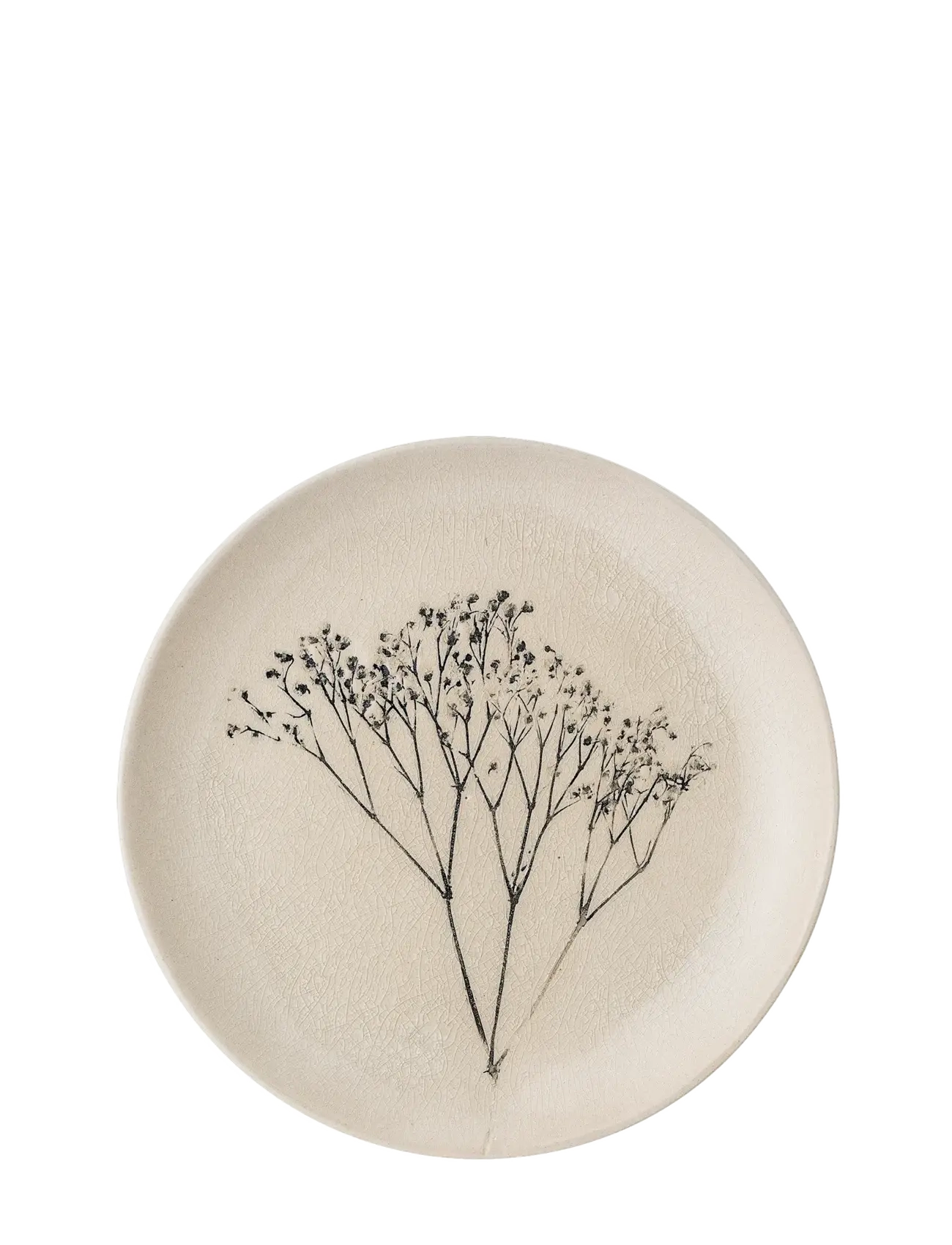 Bloomingville Bea Plate, Dinner Plade, Beige, Str: Ø 21 CM