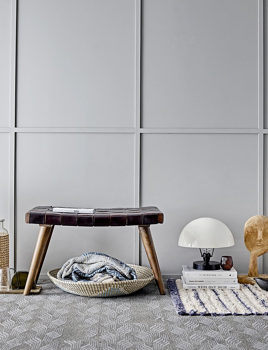 Bloomingville - Milas Throw - decken - blue - 0