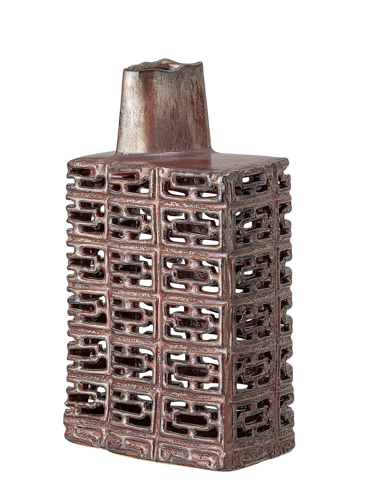 Bloomingville - Kiru Deco Vase - suured vaasid - brown - 1